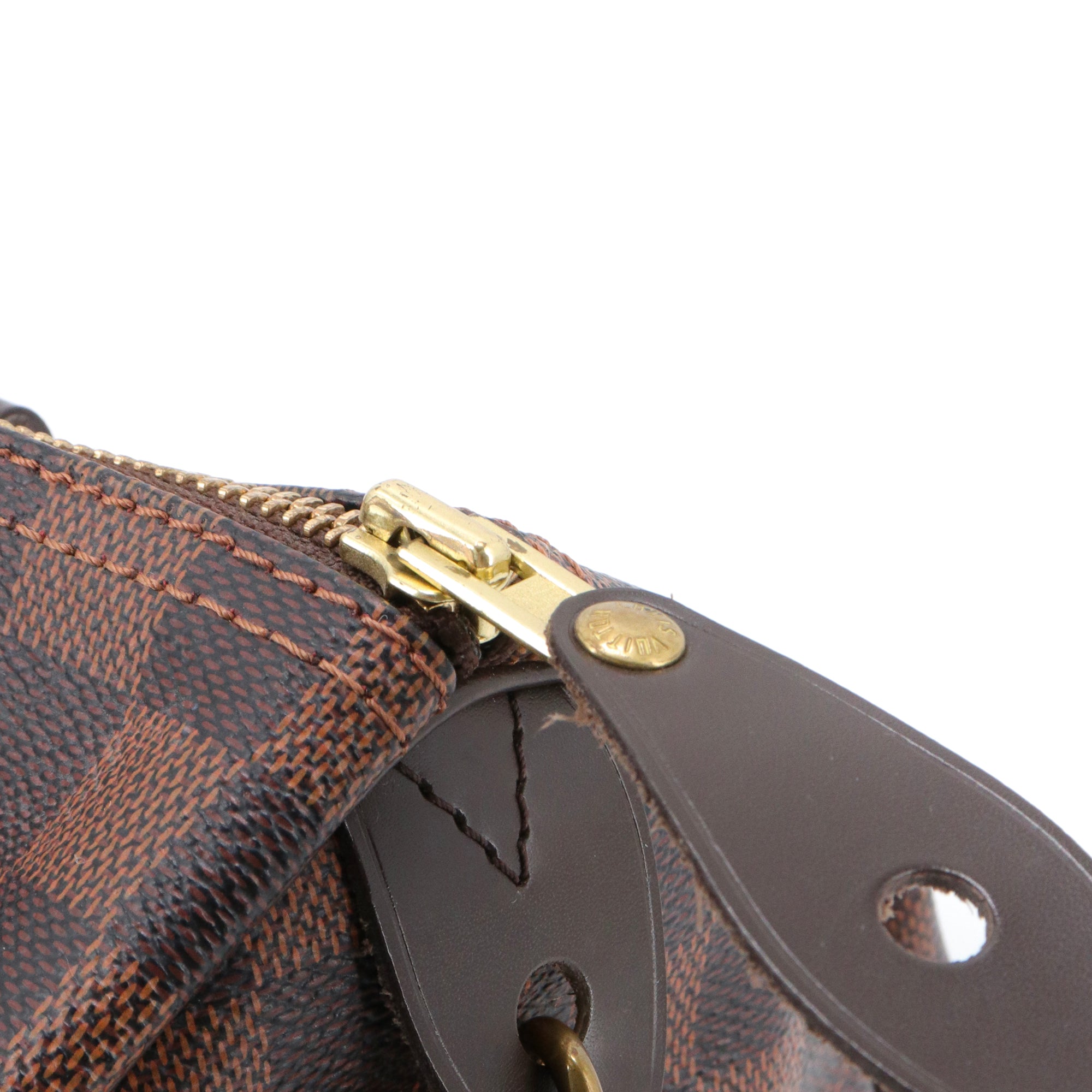 LOUIS VUITTON - Sac à main Speedy 30 Louis Vuitton en toile damier ébène
