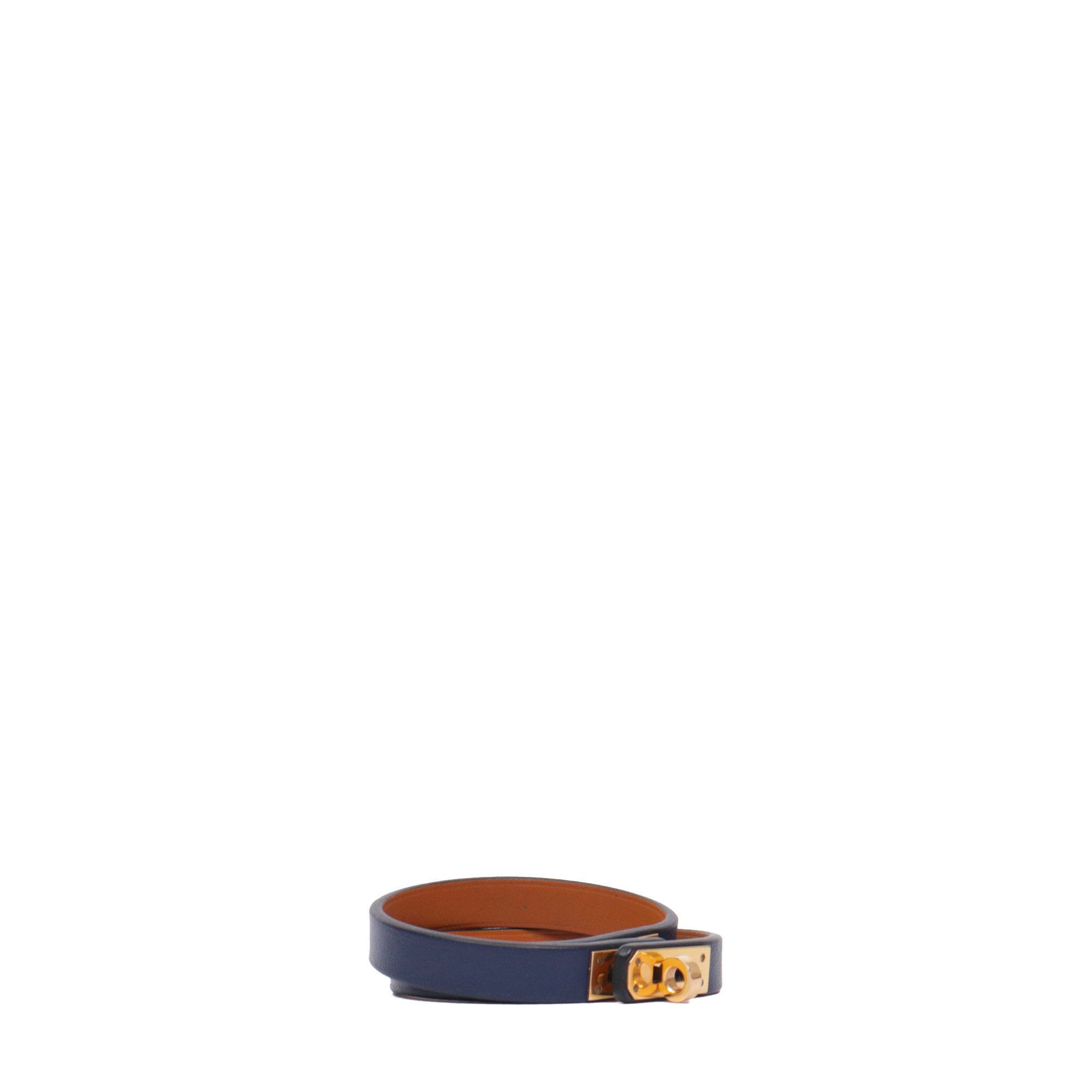 HERMÈS - Orange Clic H bracelet