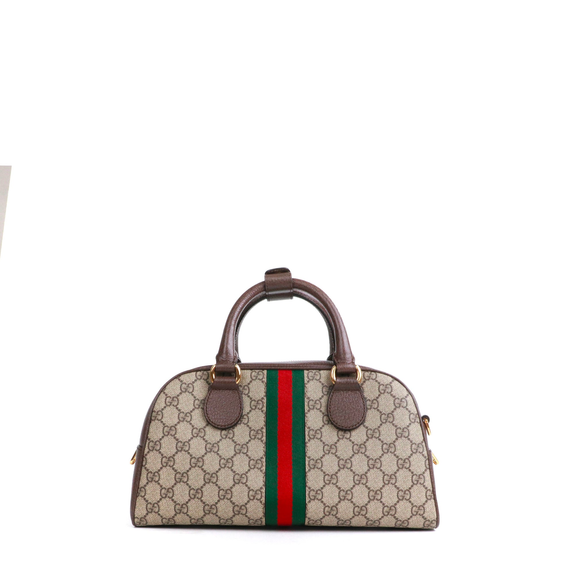 GUCCI - Sac à main bowling Ophidia GG Gucci Supreme en cuir