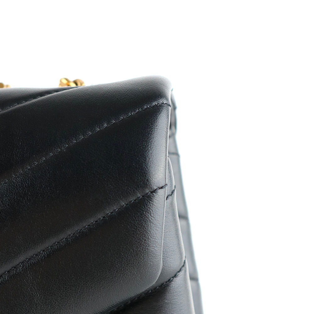 SAINT LAURENT - Sac à épaule Loulou medium en cuir matelassé