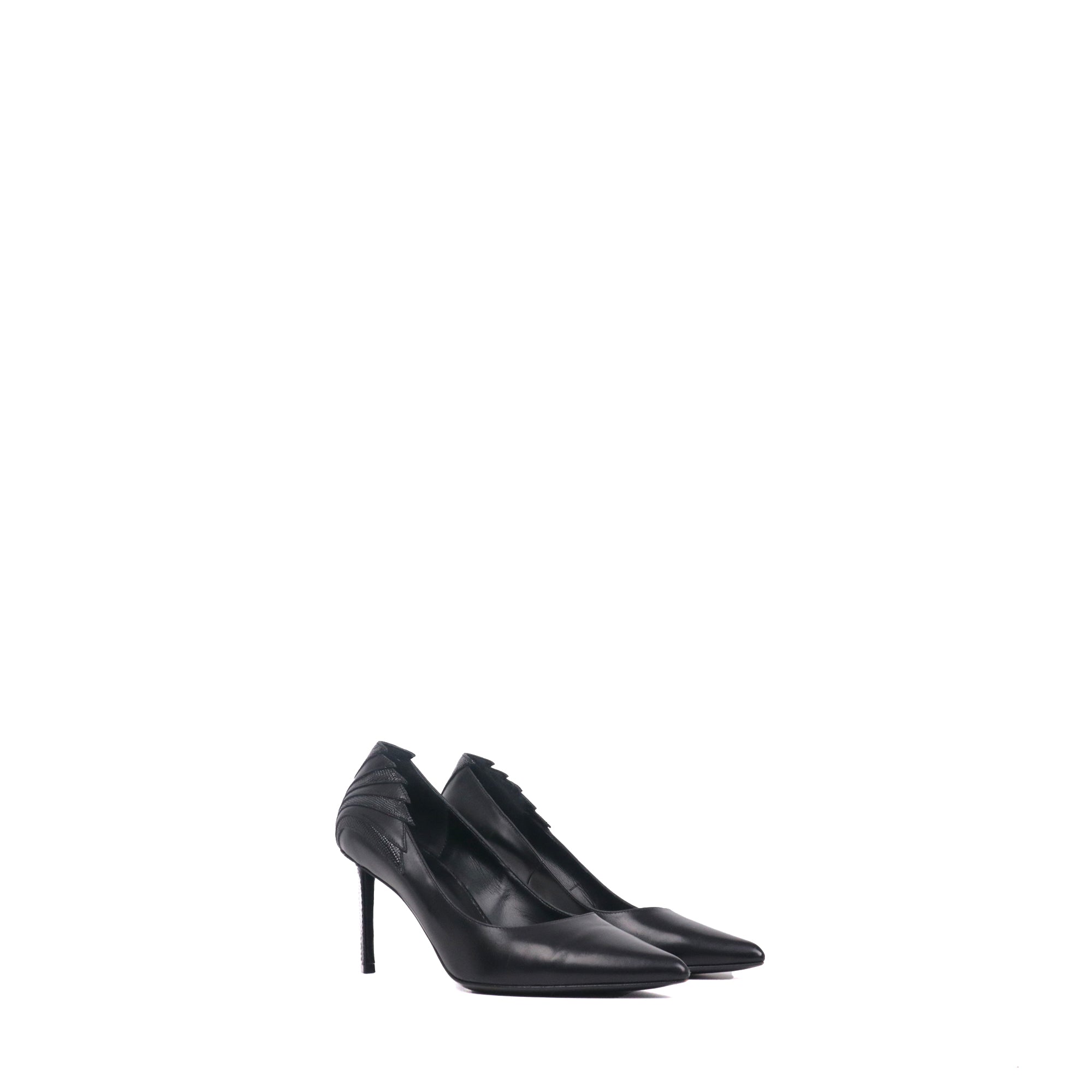 CELINE - Escarpins Céline en cuir noir (T37)