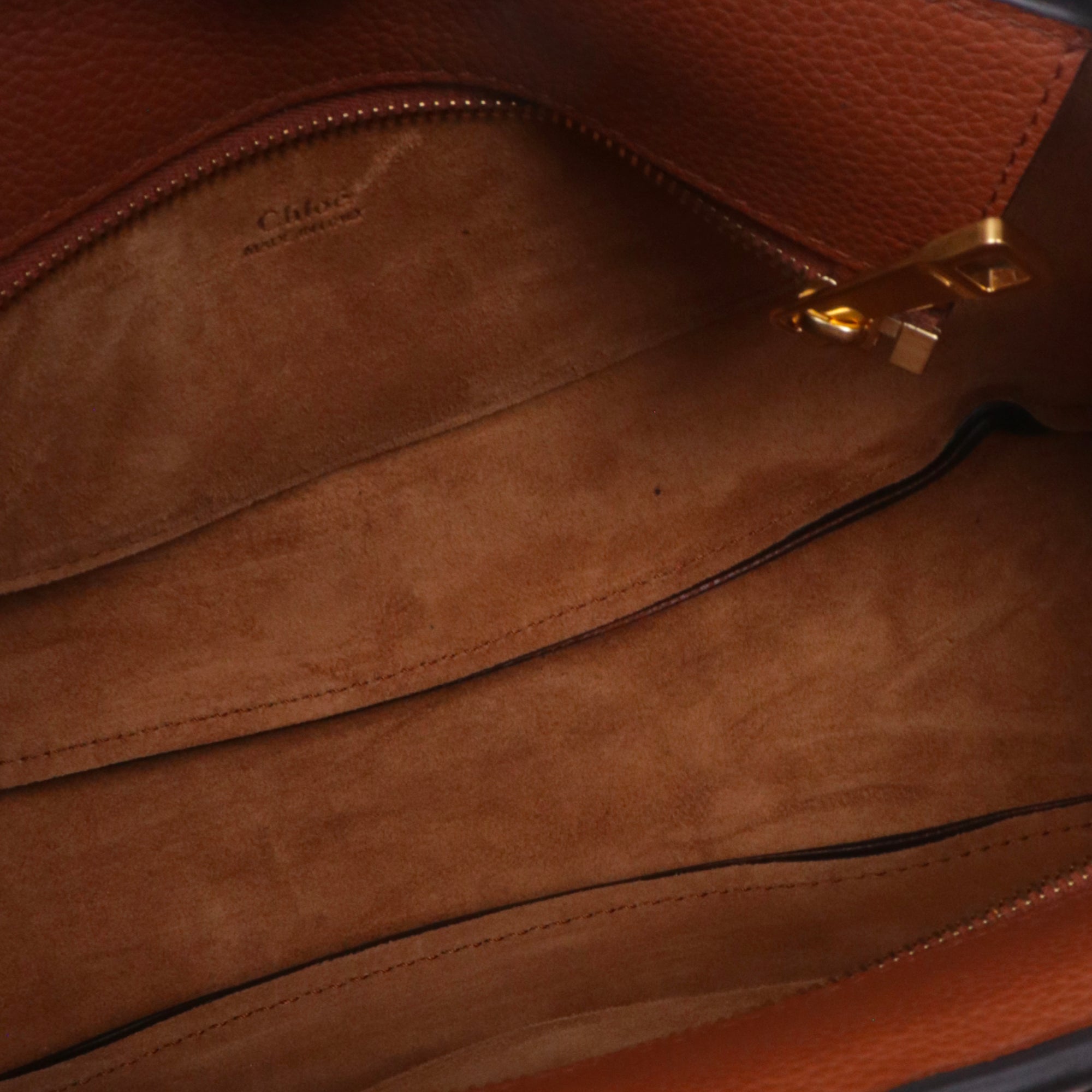 CHLOÉ - Sac à épaule Marcie Chloé en cuir grainé marron
