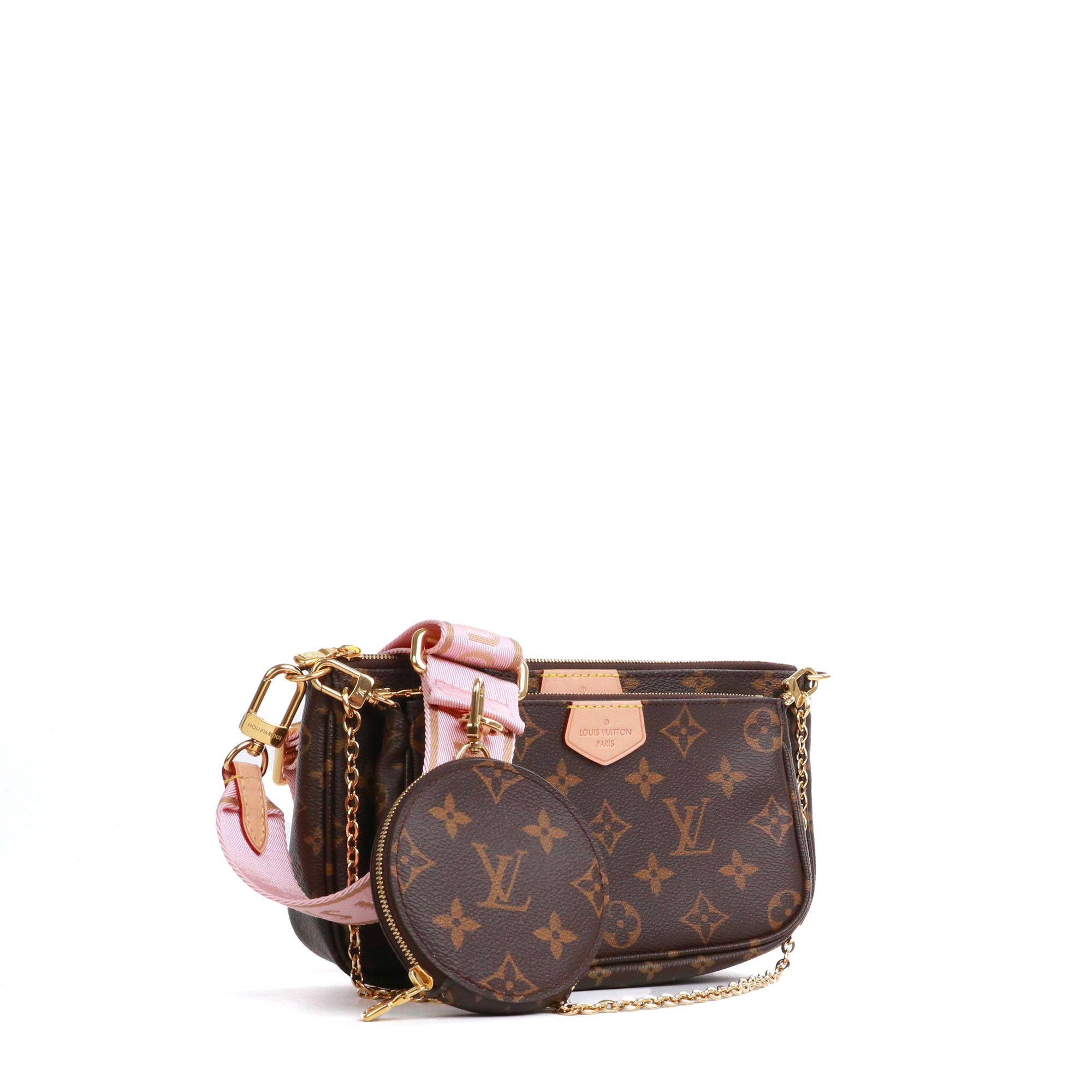 LOUIS VUITTON - Sac à bandoulière Multi Pochette Accessoires Louis Vuitton en toile monogramme