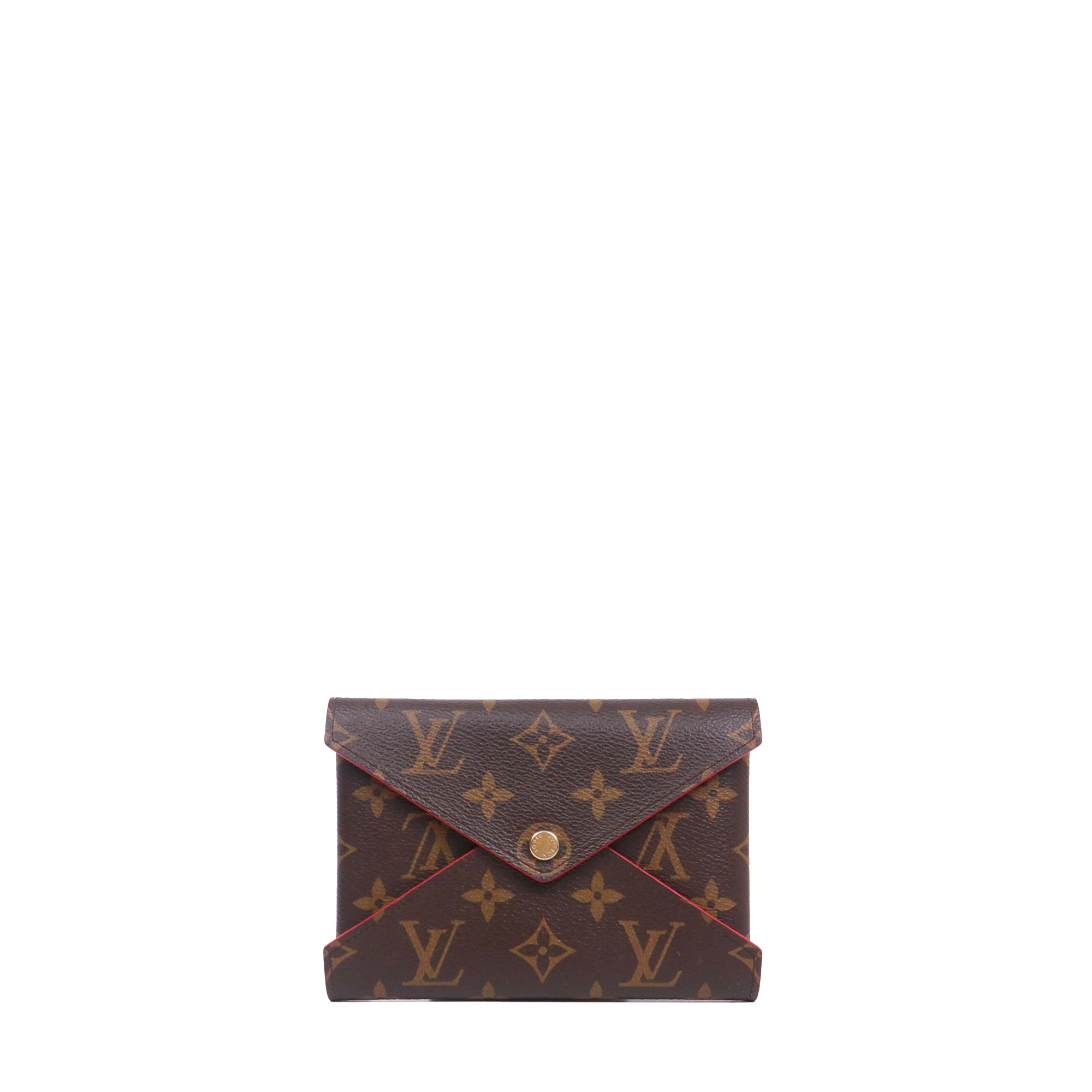 LOUIS VUITTON - Pochette Kirigami MM Louis Vuitton en toile monogrammée marron