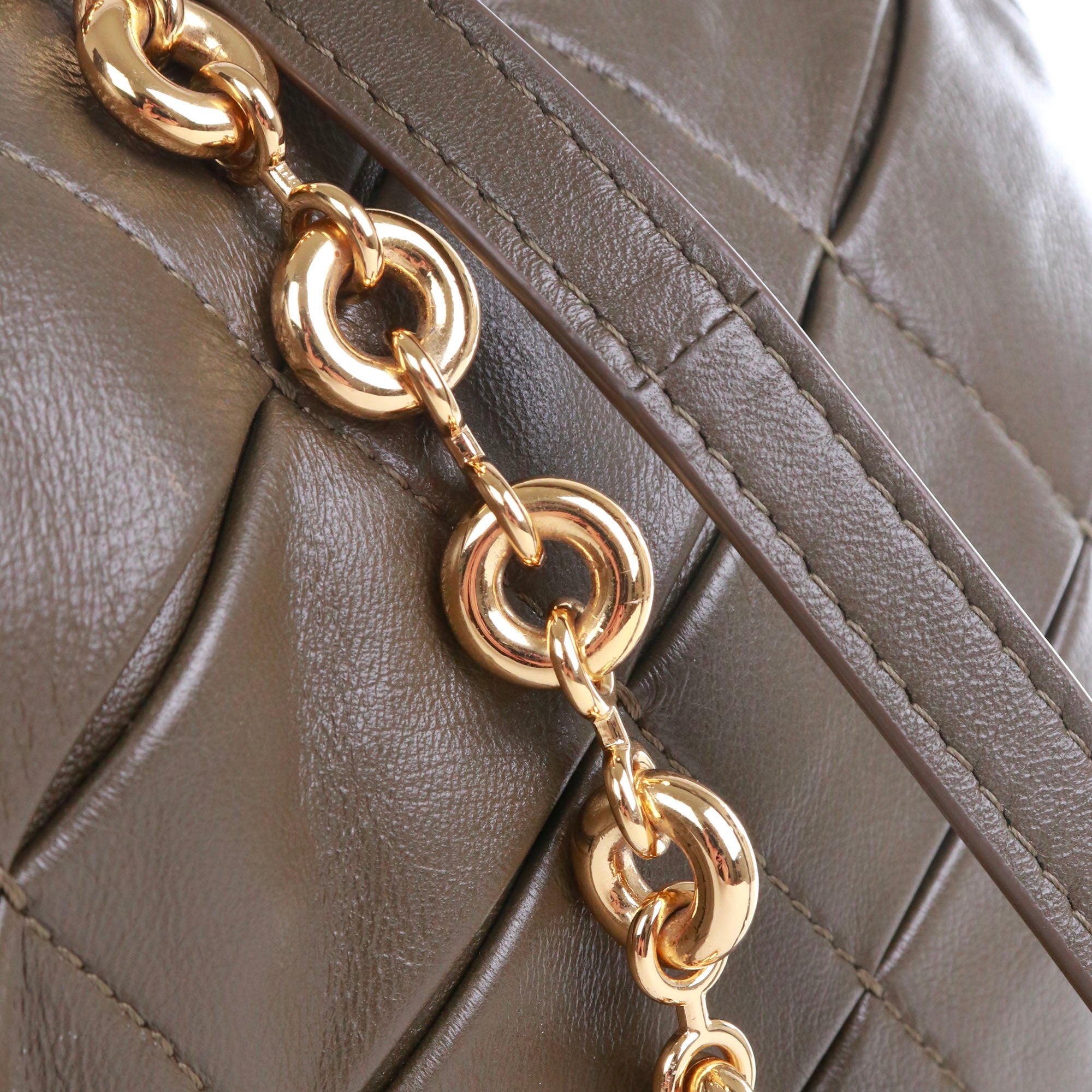 LOEWE - Flamenco Clutch shoulder bag in peach pink leather