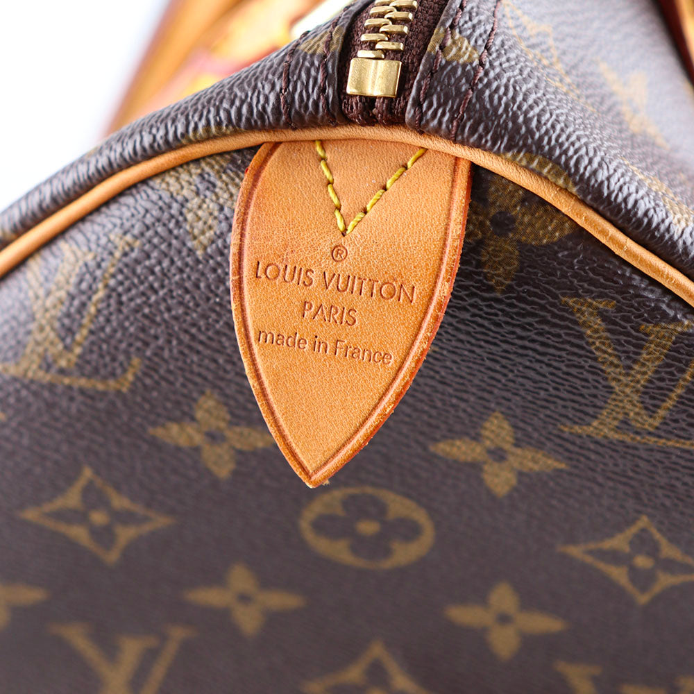 LOUIS VUITTON - Sac à main Speedy 30 en toile monogramme