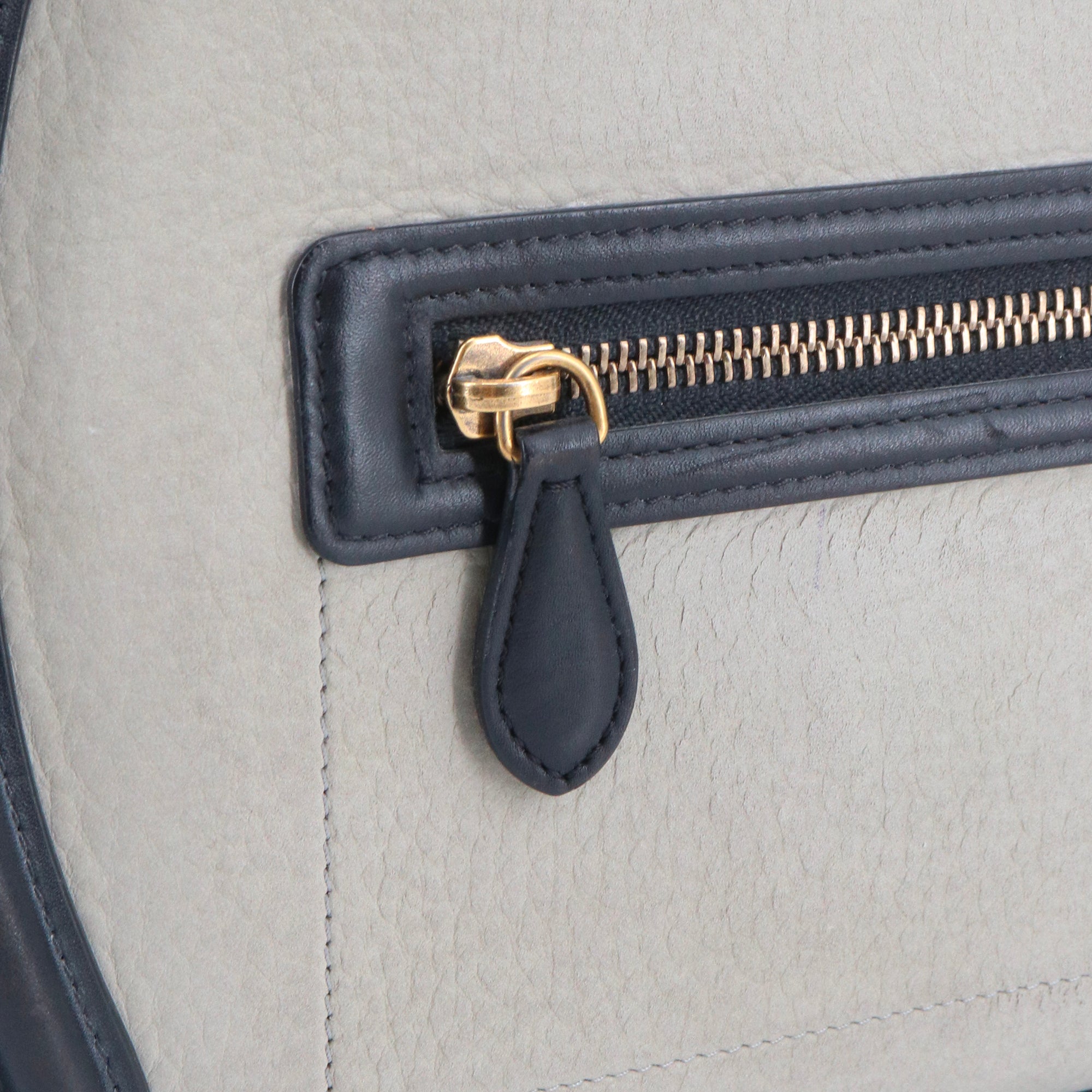 CELINE - Sac à main Luggage Celine en cuir tricolore