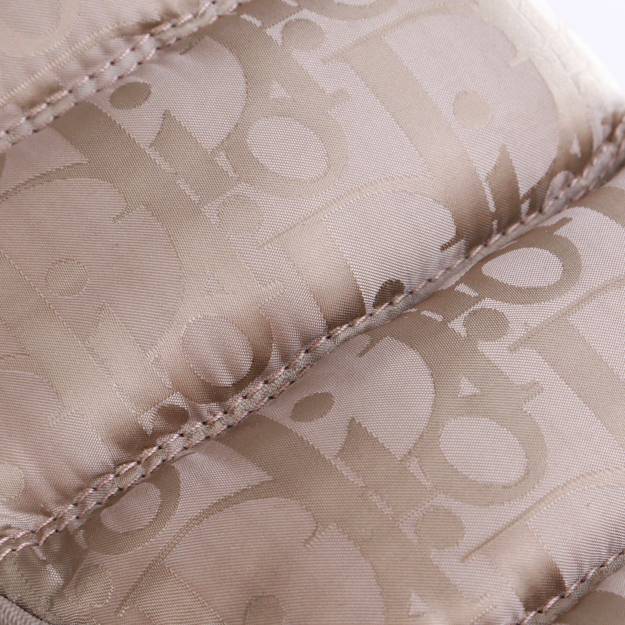 DIOR - Sandales Snow Slipper en toile Dior oblique kaki (T43)