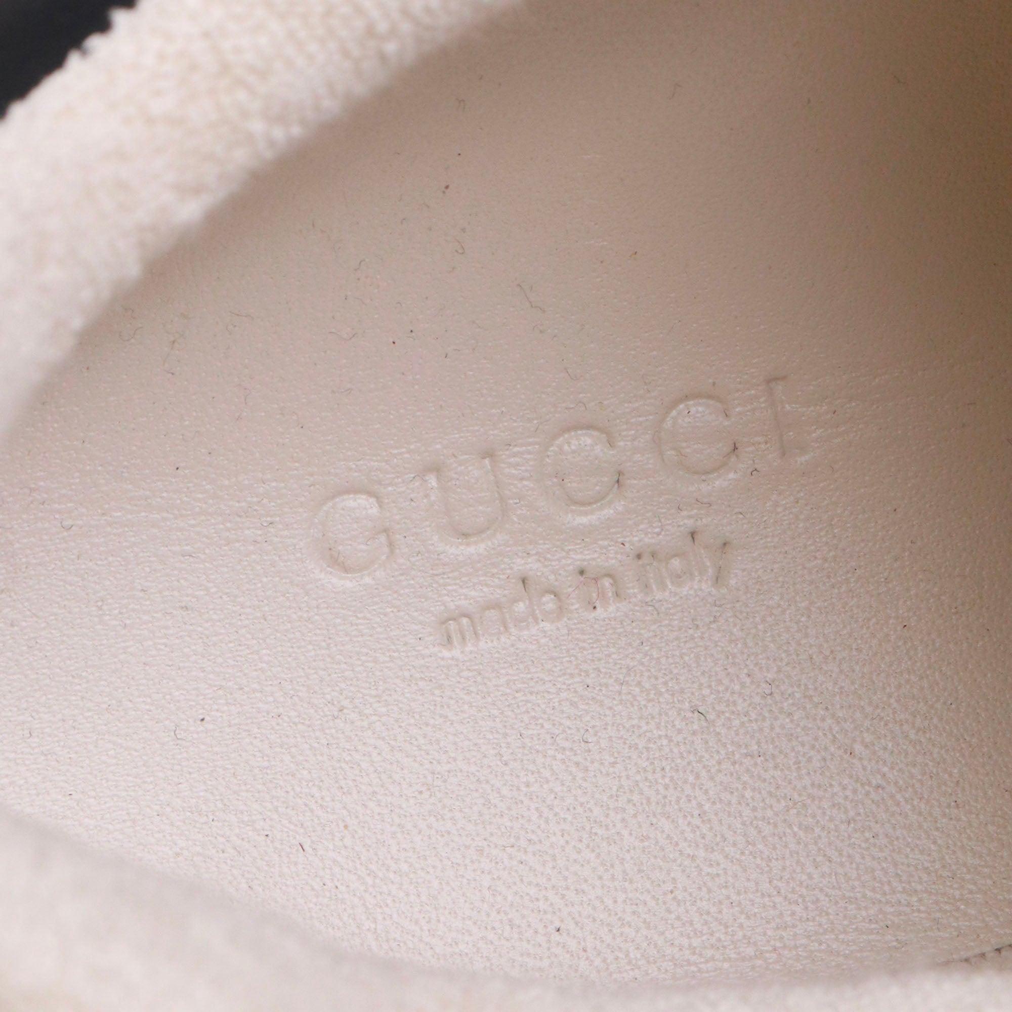 GUCCI - Sneakers Screener Gucci à lacets en cuir noir (T35,5)