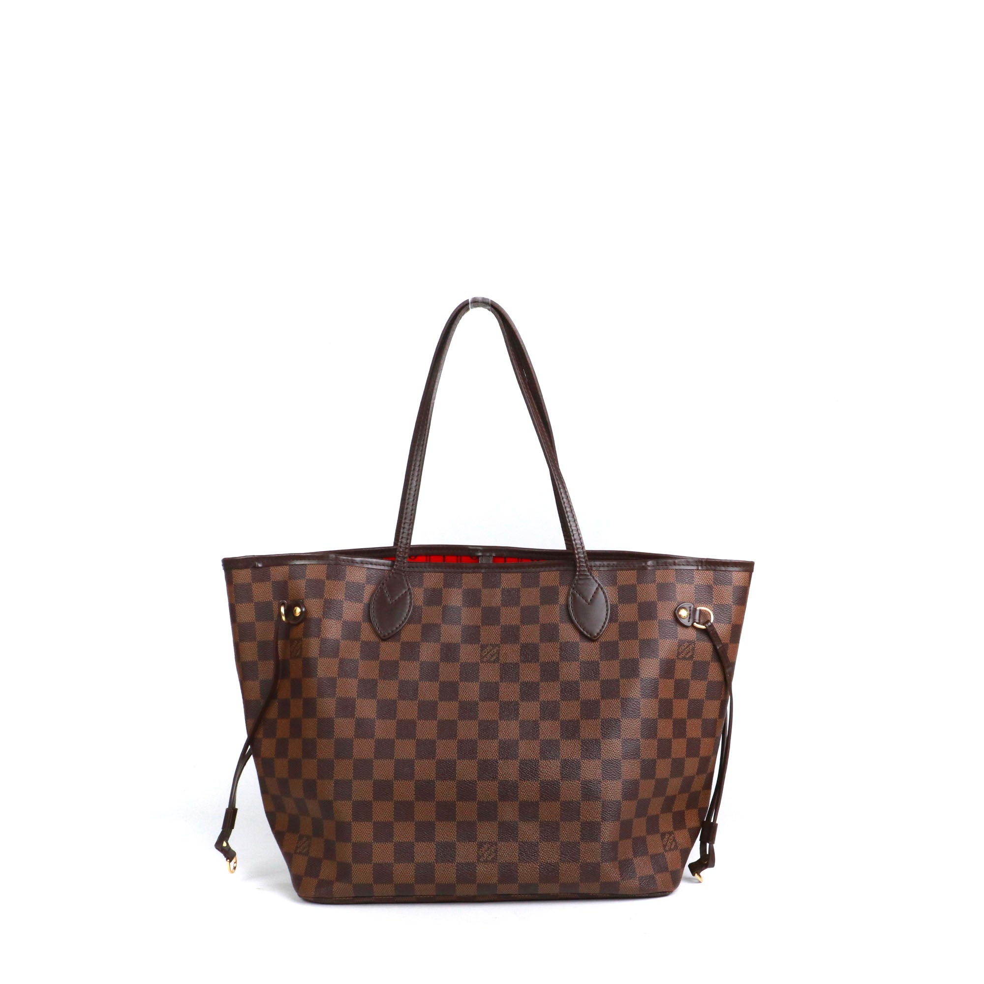 LOUIS VUITTON - Sac cabas Neverfull MM Louis Vuitton en toile enduite damier ébène