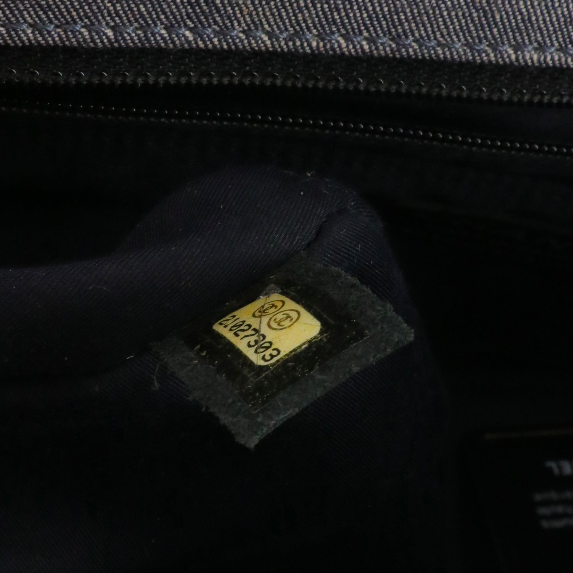 CHANEL - Sac à main Classique/Timeless Chanel simple flap Chanel en patchwork denim