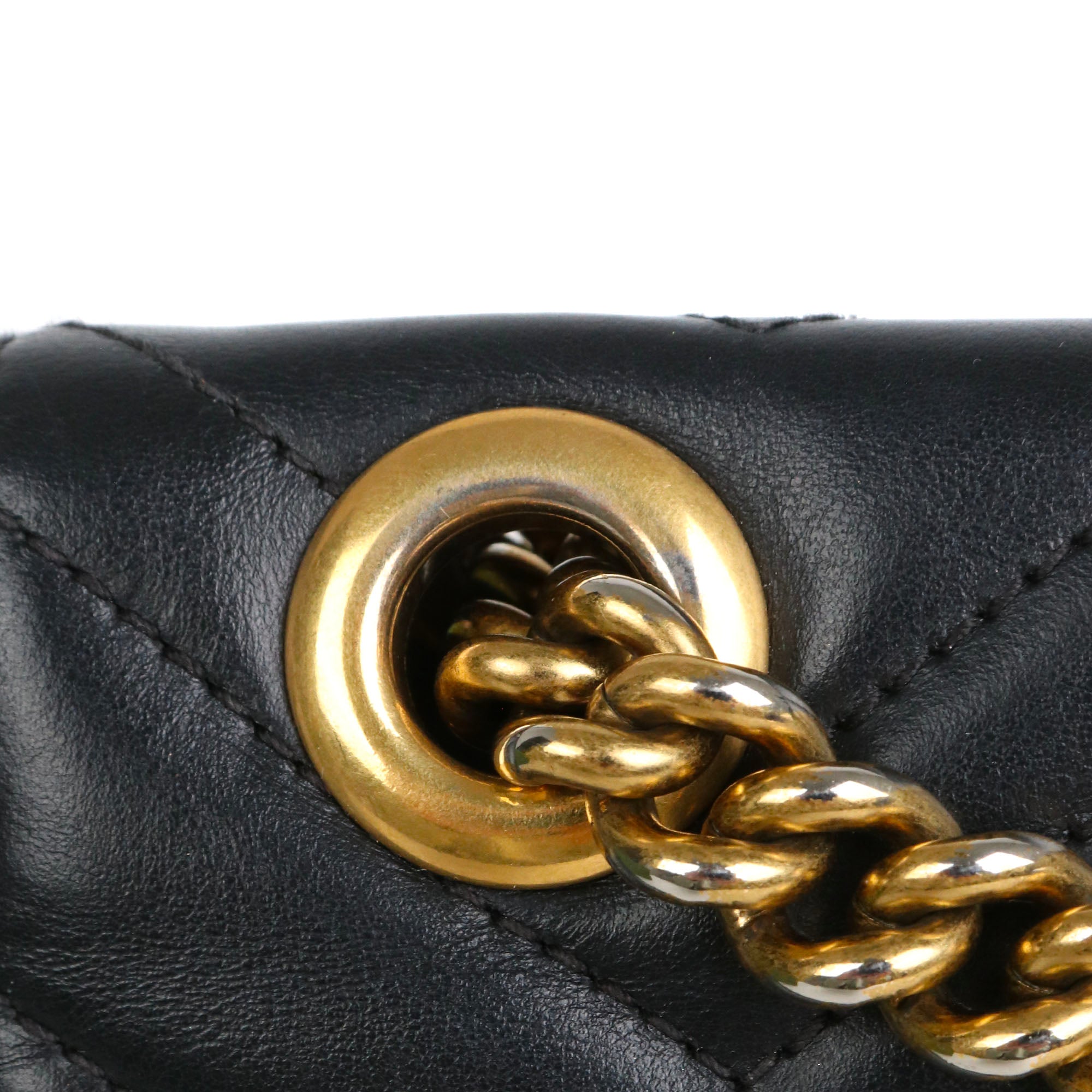GUCCI - GG Marmont Small Size shoulder bag in black leather