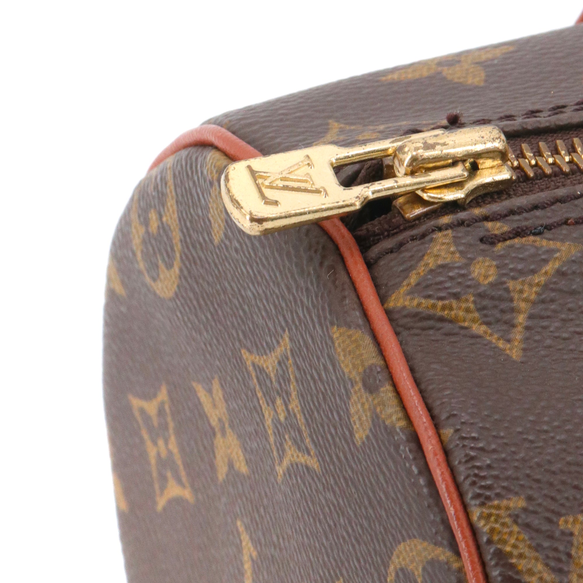 LOUIS VUITTON - Sac à main Papillon Louis Vuitton en toile monogrammée