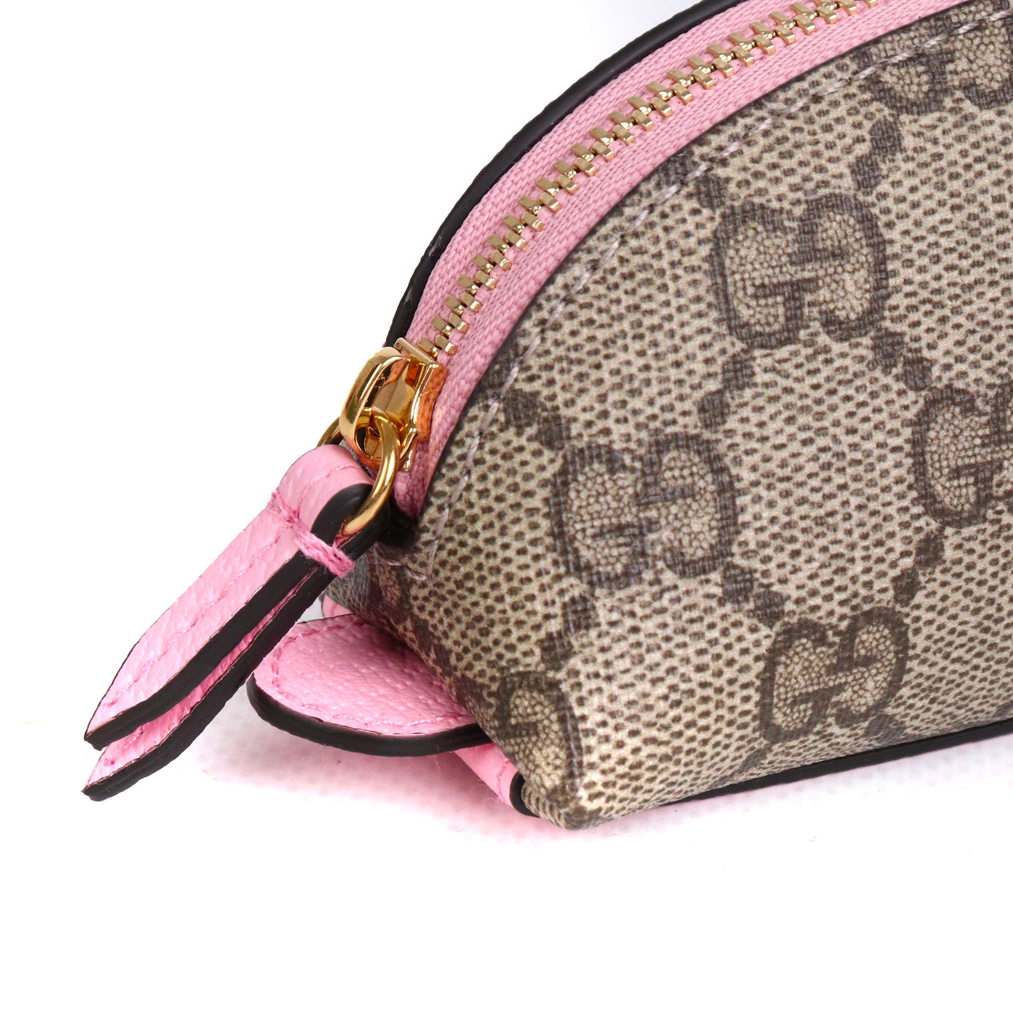 GUCCI - Trousse Disney x Gucci en toile monogrammée marron