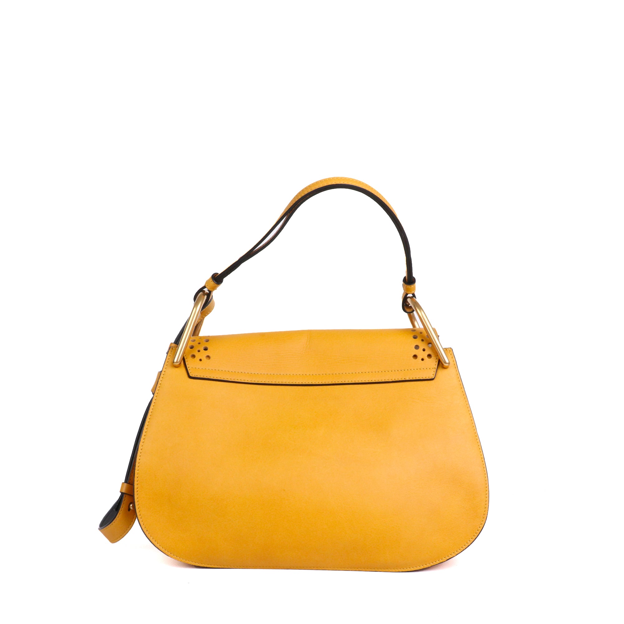 CHLOÉ - Sac à bandoulière Hudson Chloé en cuir jaune