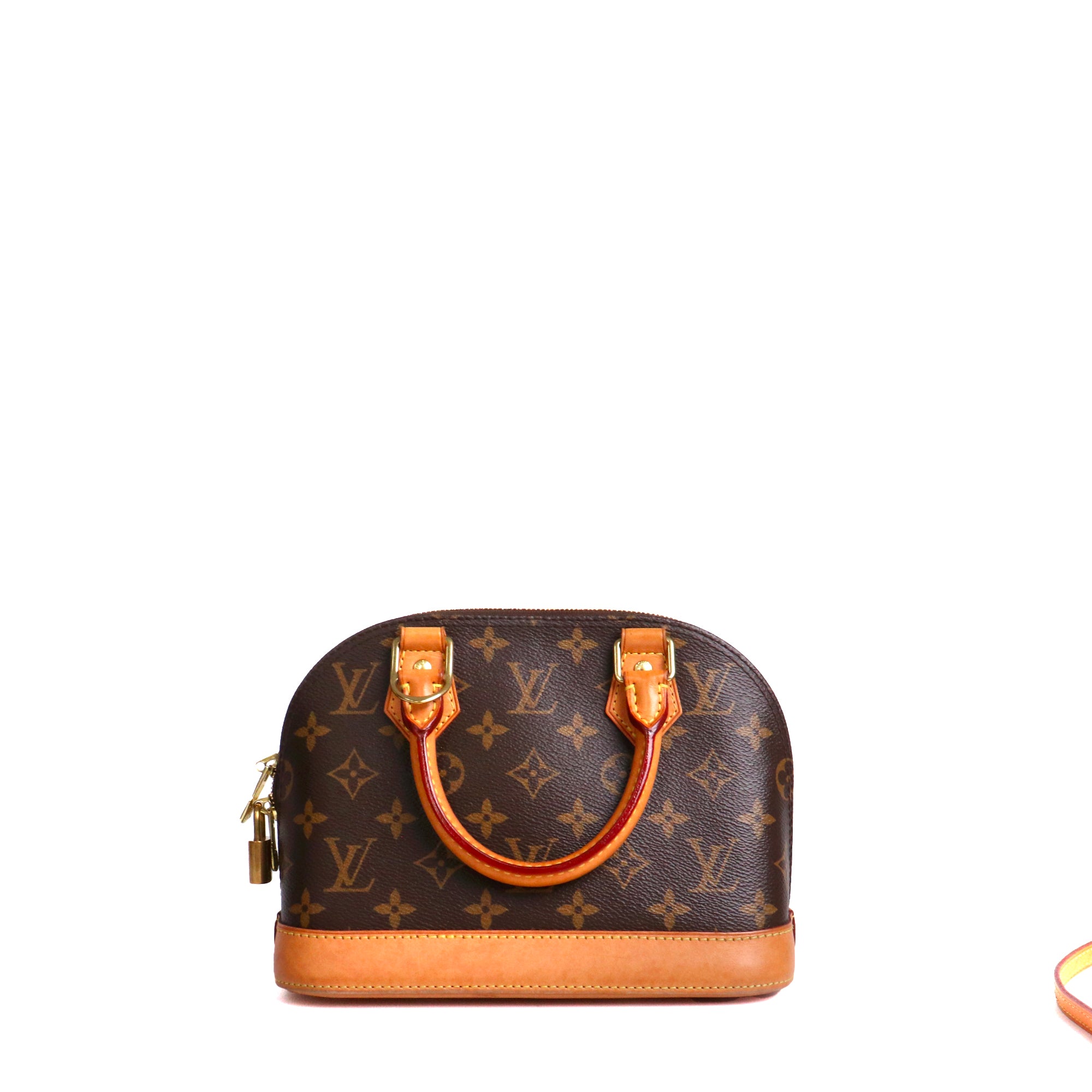 LOUIS VUITTON - Sac à bandoulière Alma BB Louis Vuitton en toile monogrammée