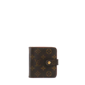 LOUIS VUITTON - Porte-monnaie Louis Vuitton en toile monogrammée