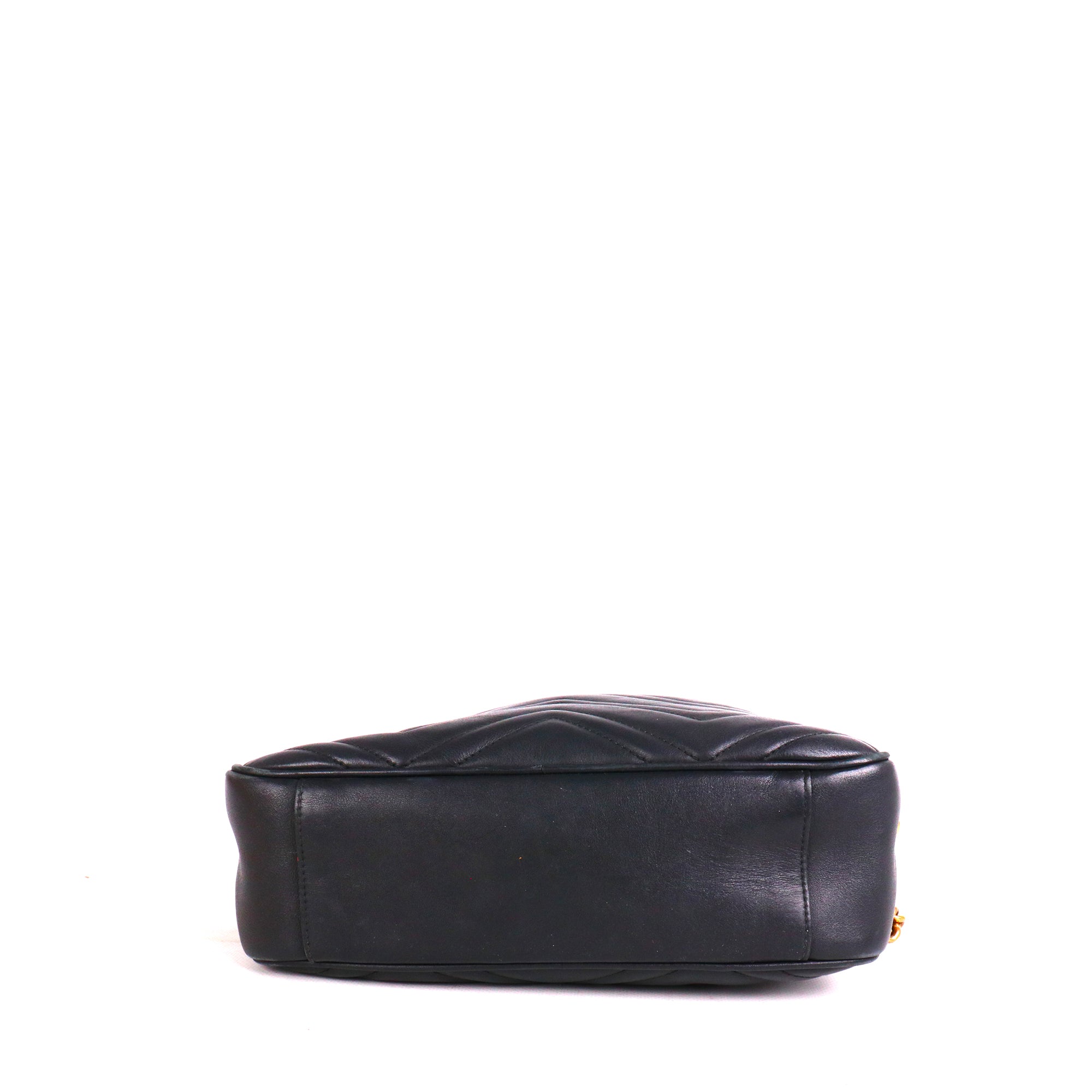 GUCCI - Caméra Marmont Small Size quilted shoulder bag in black leather