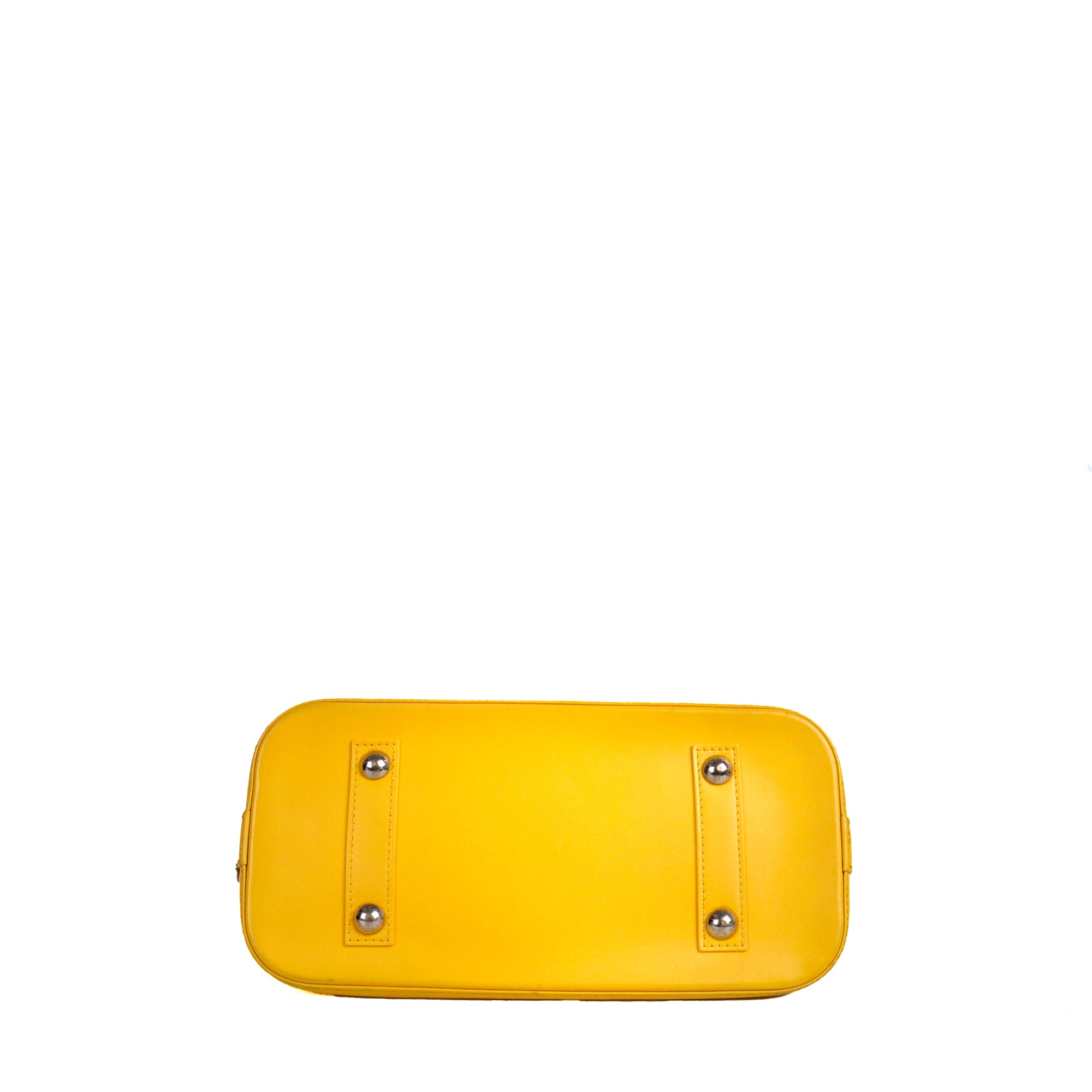 LOUIS VUITTON - Sac à main Alma PM Louis Vuitton en cuir épi jaune