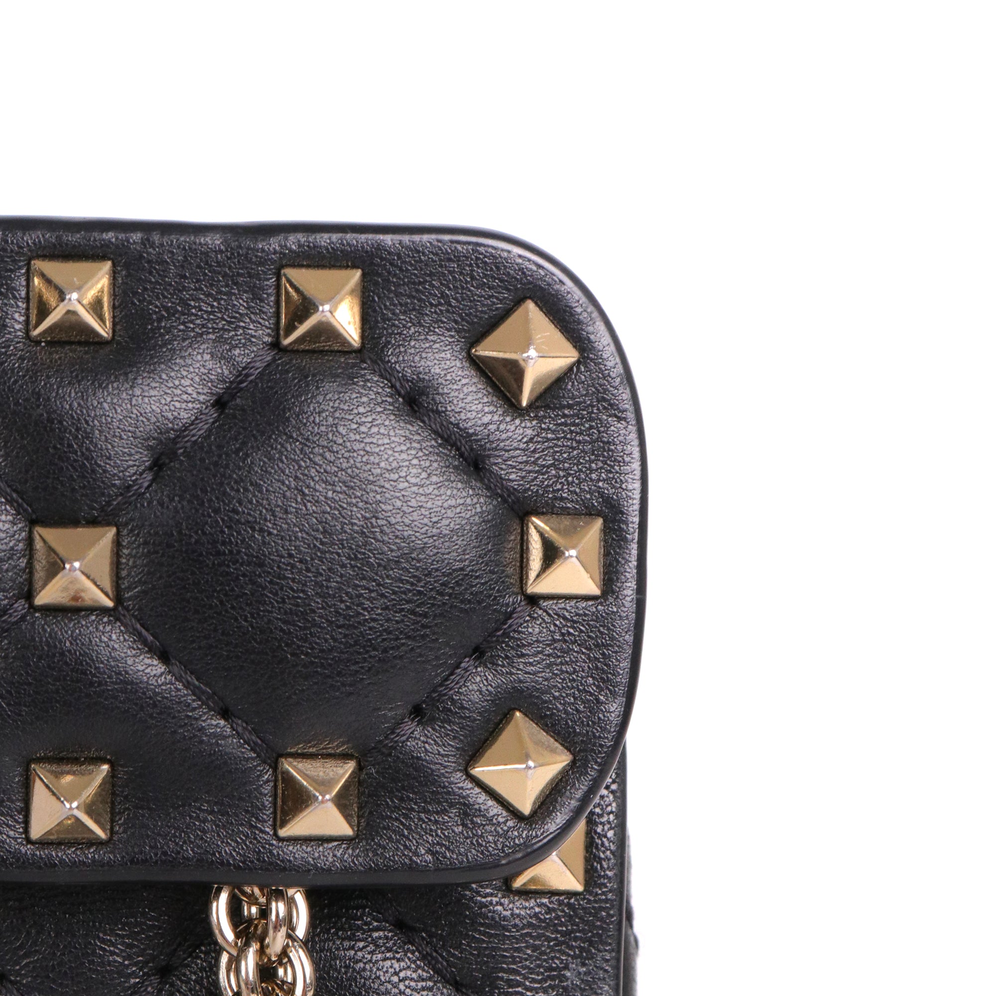 VALENTINO - Rockstud leather tote bag