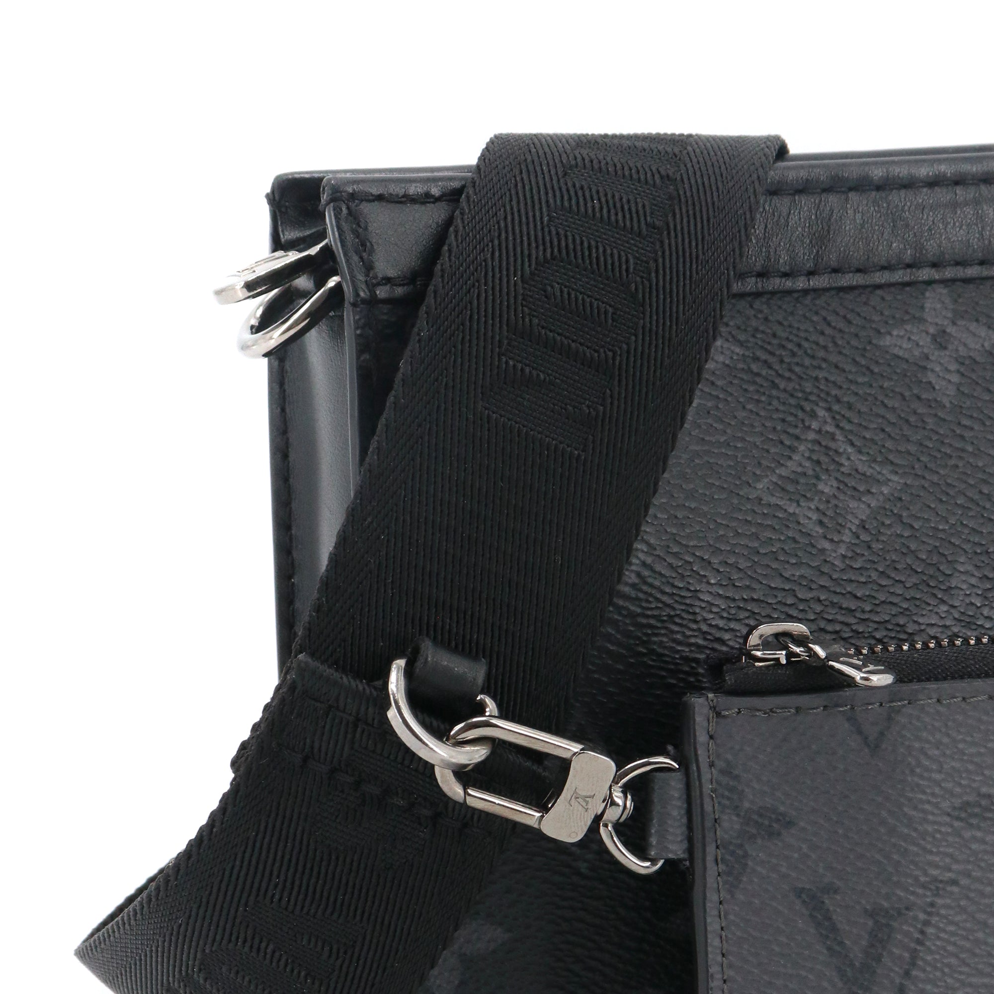 LOUIS VUITTON - Pochette à bandoulière Gaston Wearable Louis Vuitton en toile monogrammée éclipse