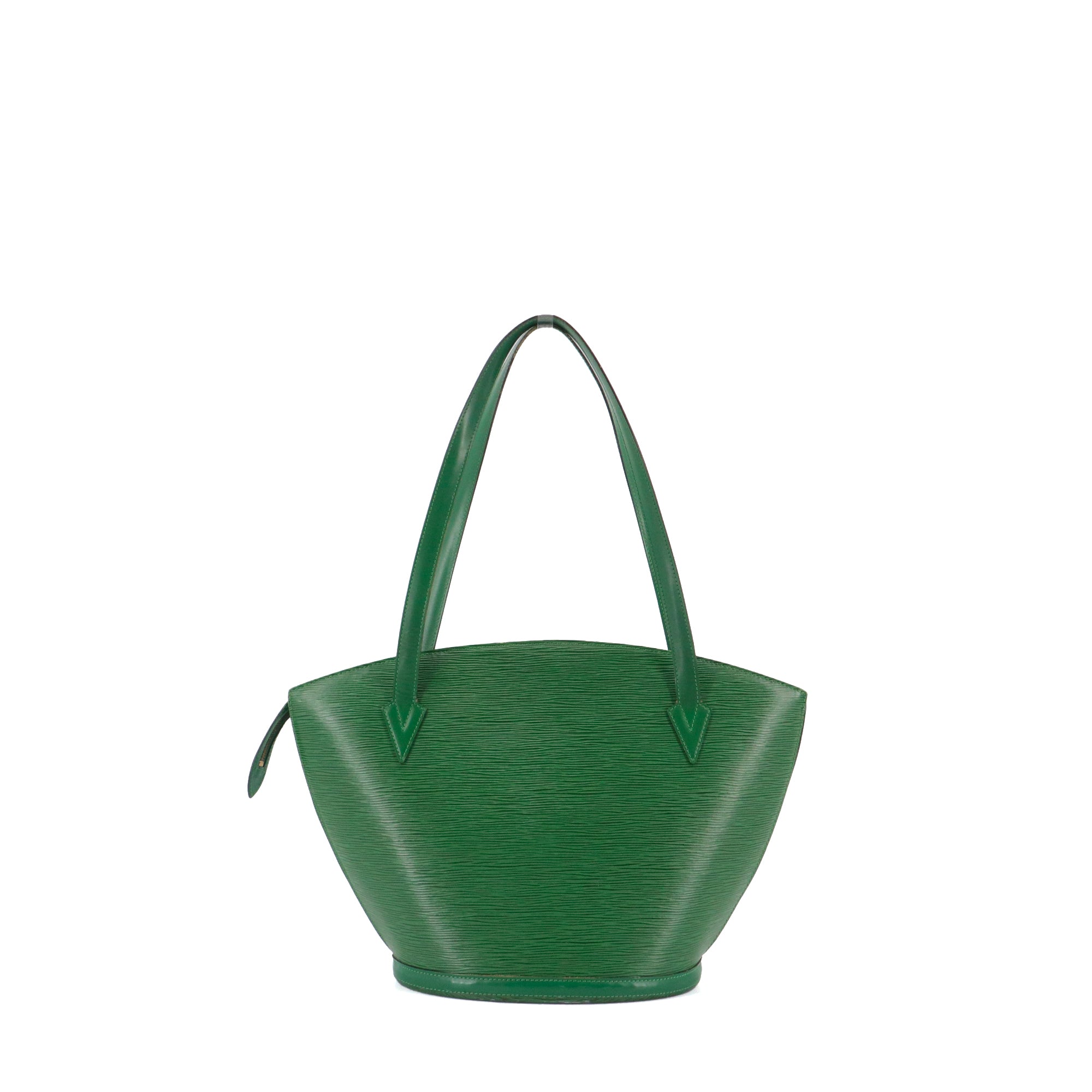 LOUIS VUITTON - Sac à main Saint Jacques Louis Vuitton en cuir épi vert