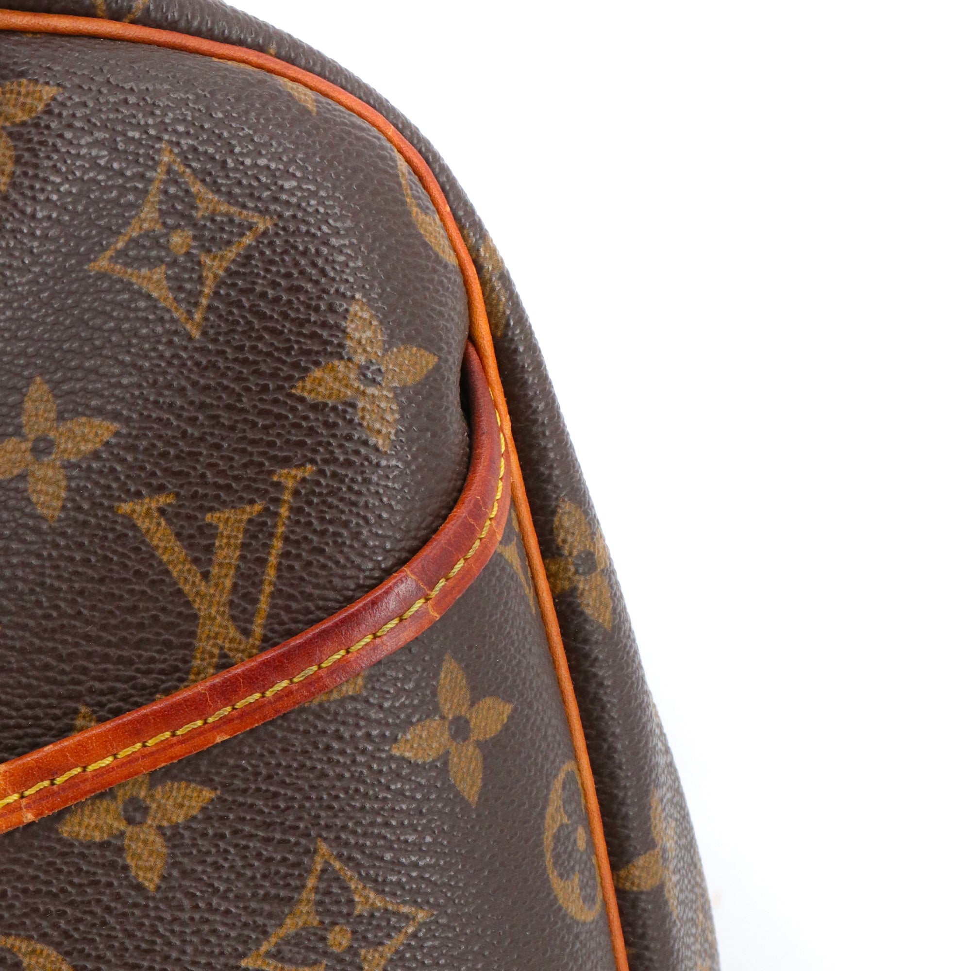 LOUIS VUITTON - Sac à main Deauville Louis Vuitton en toile monogramée