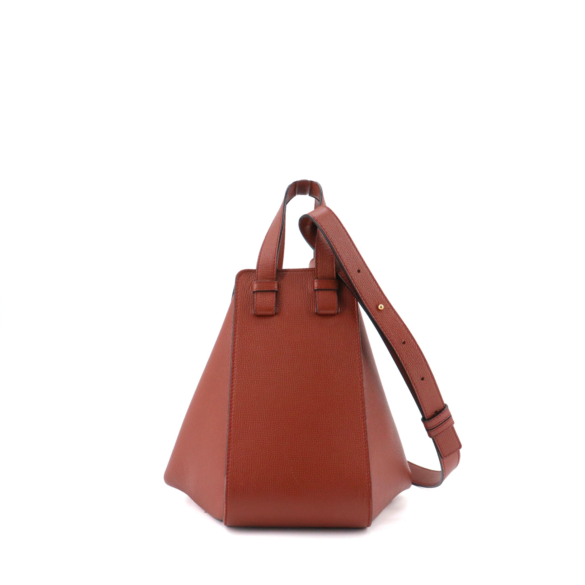 LOEWE - Sac à bandoulière Hammock PM Loewe en cuir marron