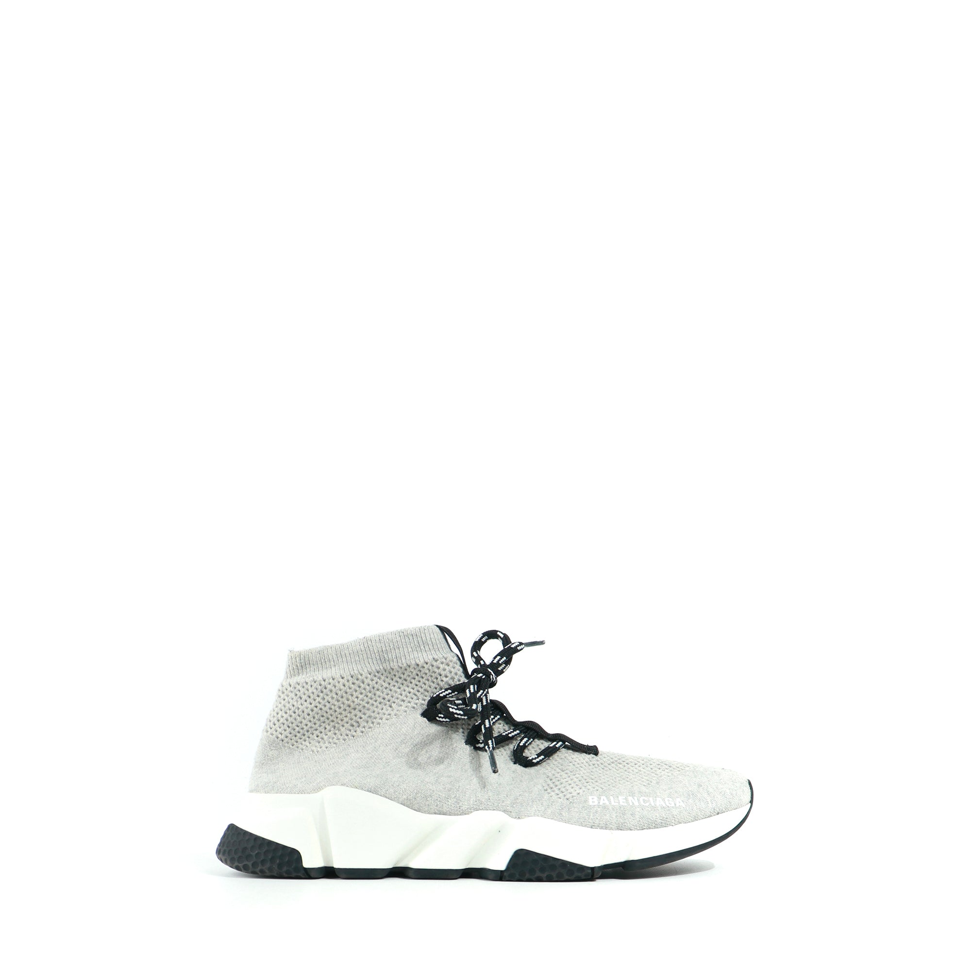 BALENCIAGA - Sneakers Speed à lacets en toile grise (T40)
