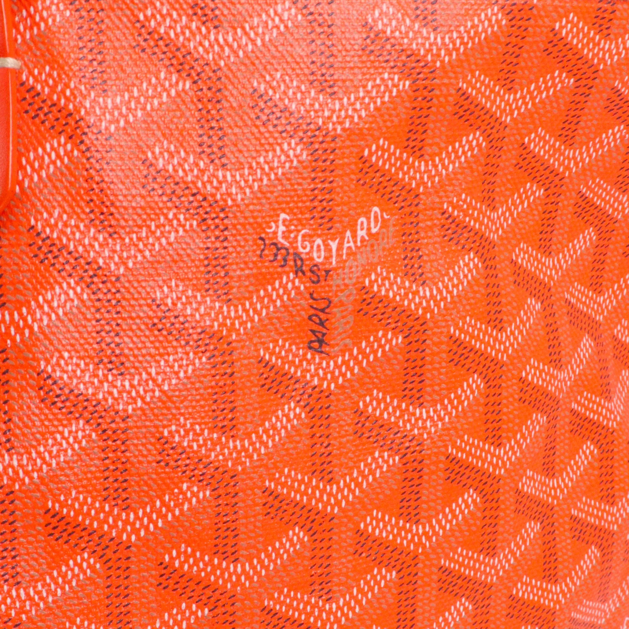 GOYARD - Sac cabas Saint Louis GM Goyard en toile enduite orange