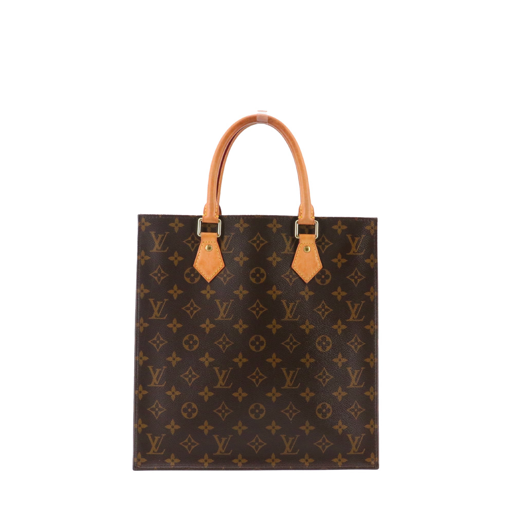 LOUIS VUITTON - Sac cabas plat Louis Vuitton en toile monogrammée