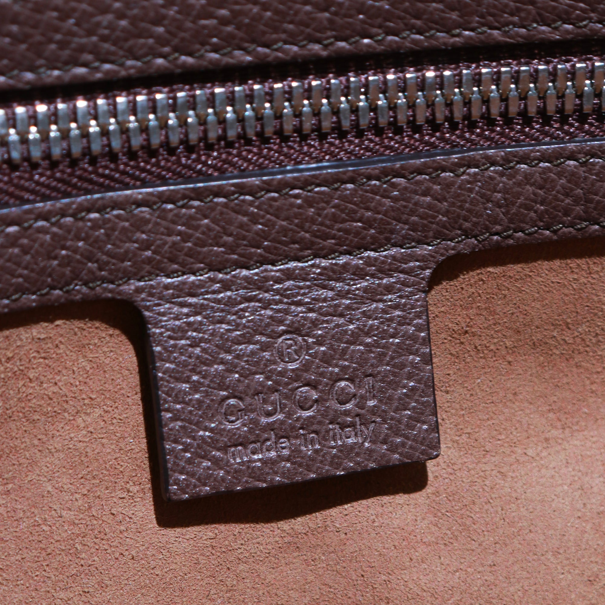 GUCCI - Sac cabas Suprême GG Tian en toile enduite et cuir marron