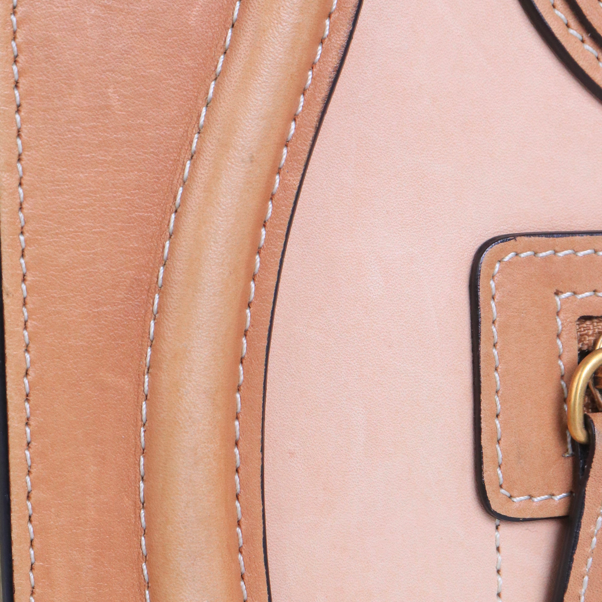 CELINE - Sac à main Luggage medium Celine en cuir bicolore