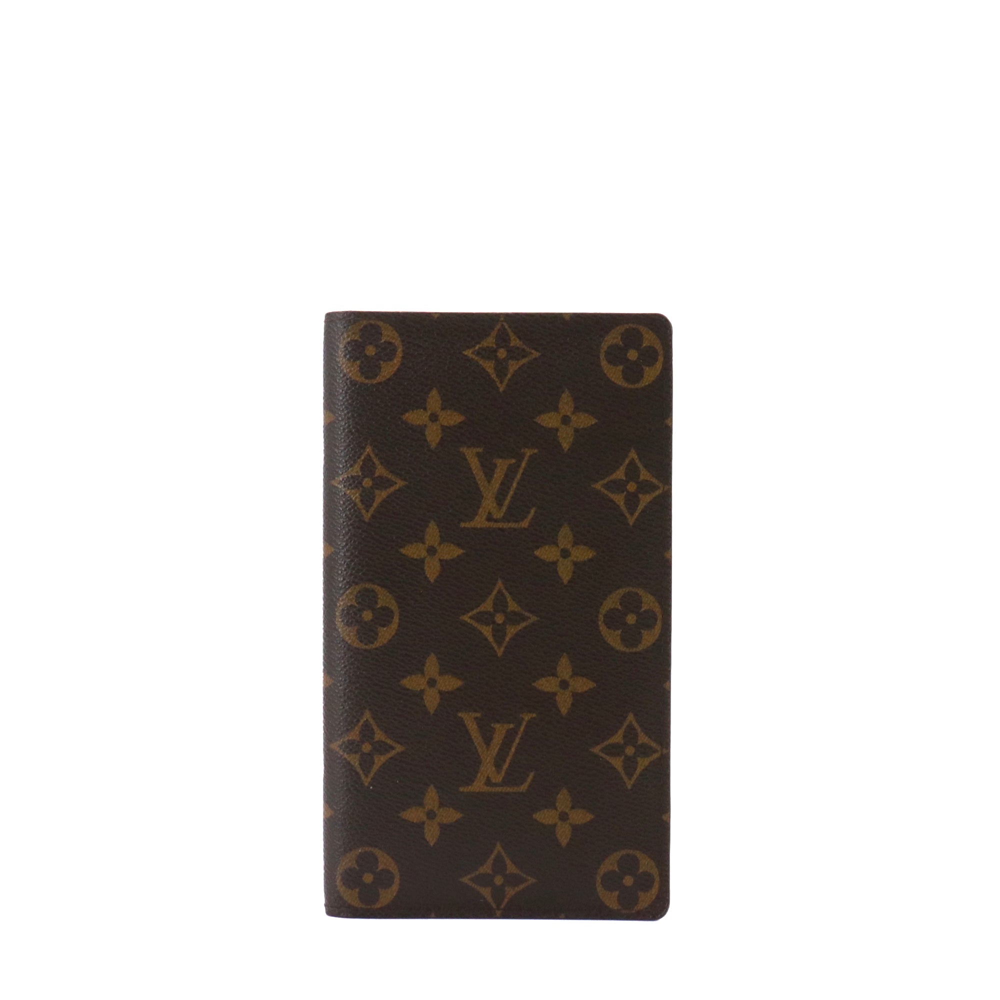LOUIS VUITTON - Porte chéquiers Louis Vuitton en toile monogrammée