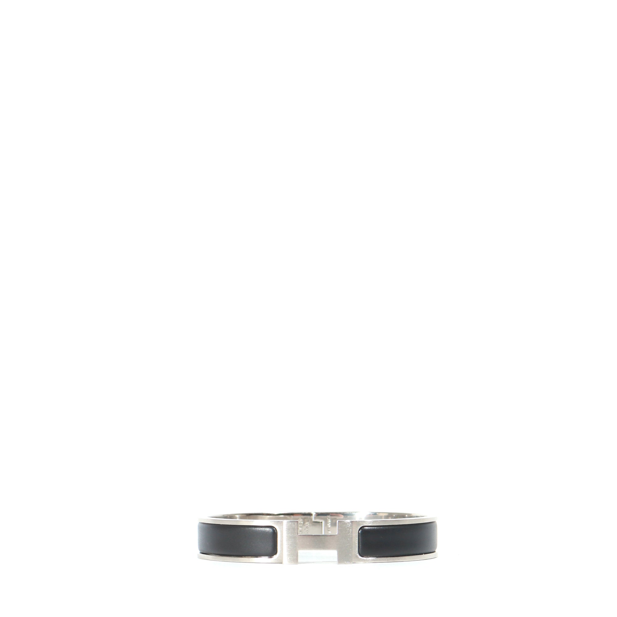 HERMÈS - Bracelet Clic H noir