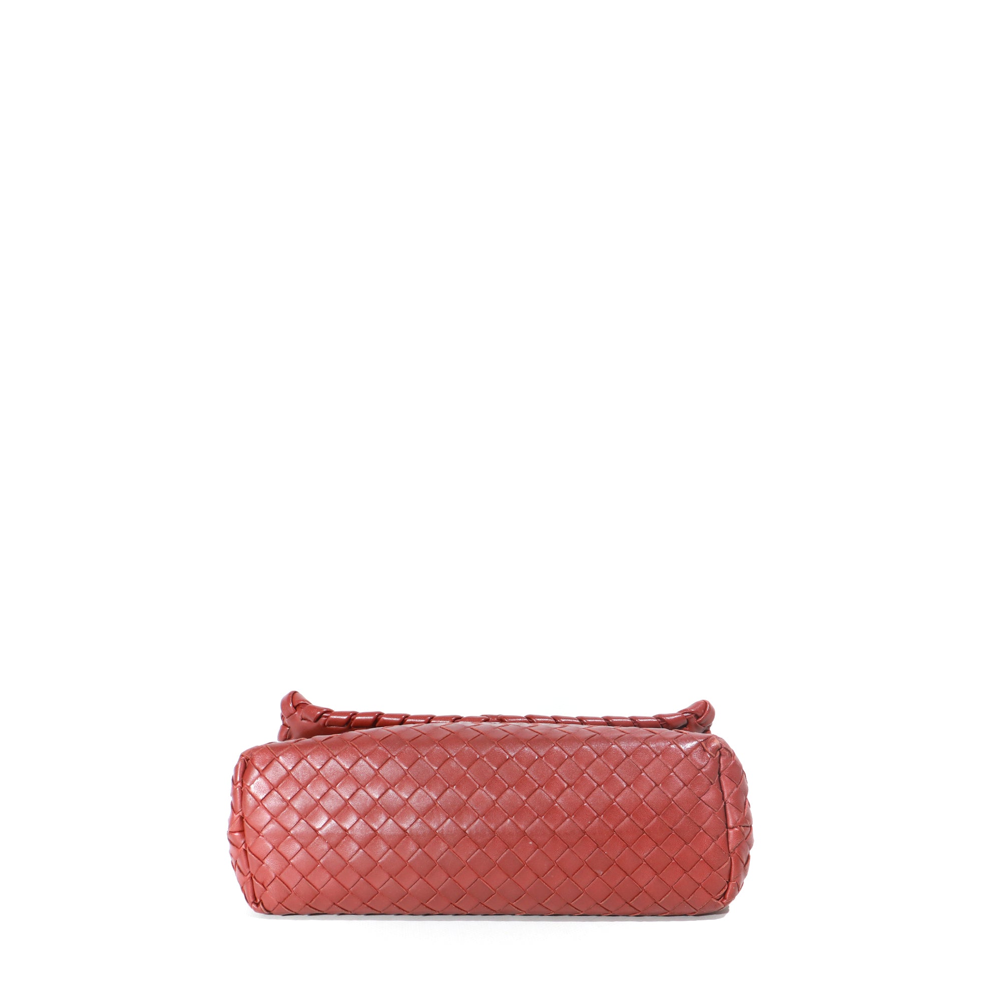 BOTTEGA VENETA - Olimpia shoulder bag in burgundy leather