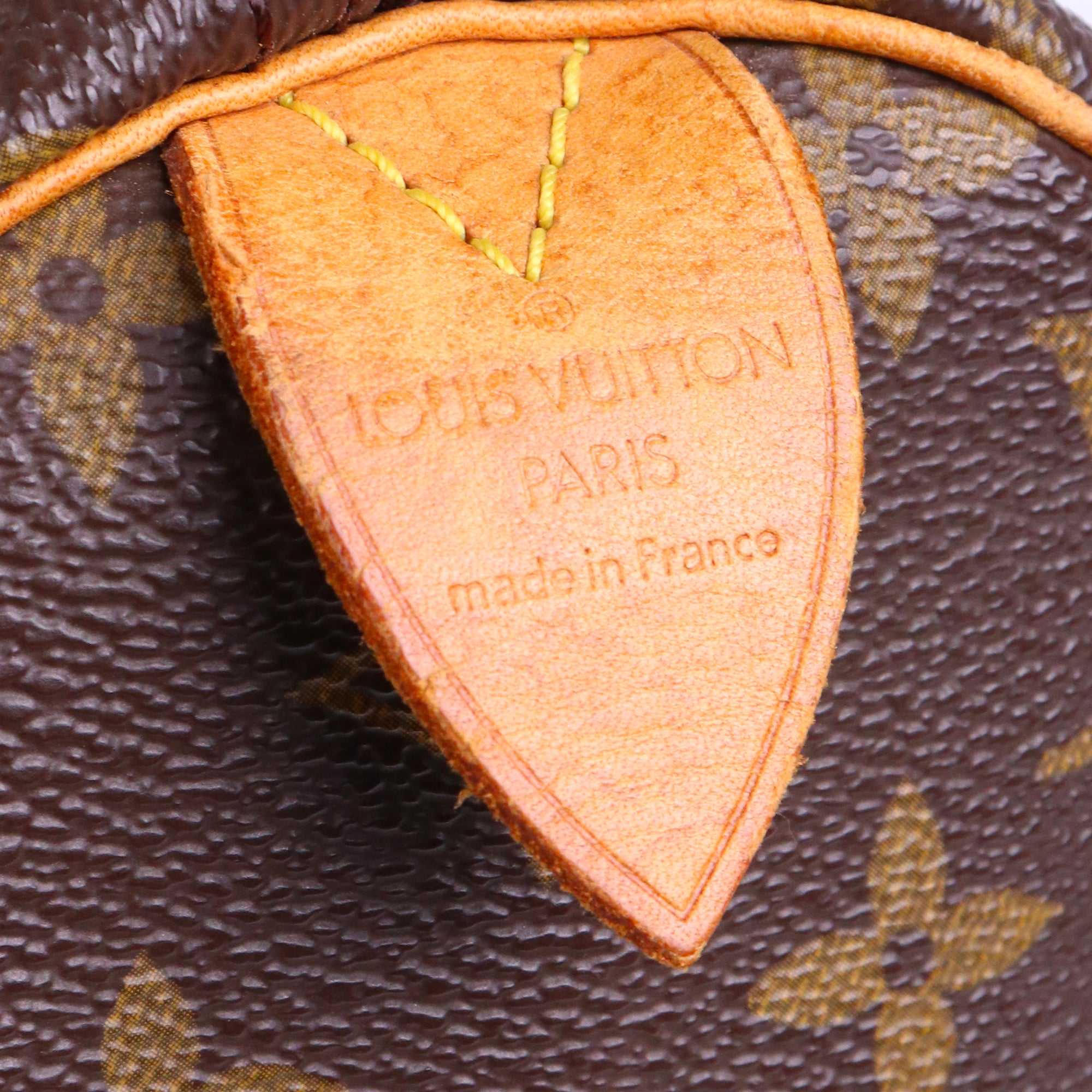 LOUIS VUITTON - Sac à main Speedy 30 Louis Vuitton en toile monogrammée