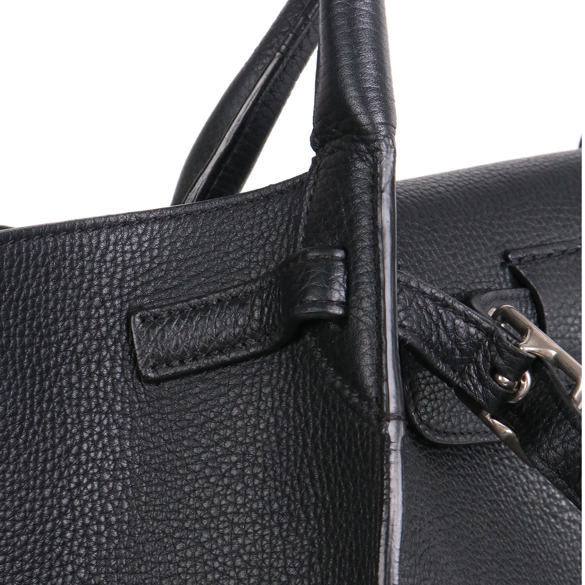 CELINE - Sac à main Big Bag Céline en cuir grainé noir