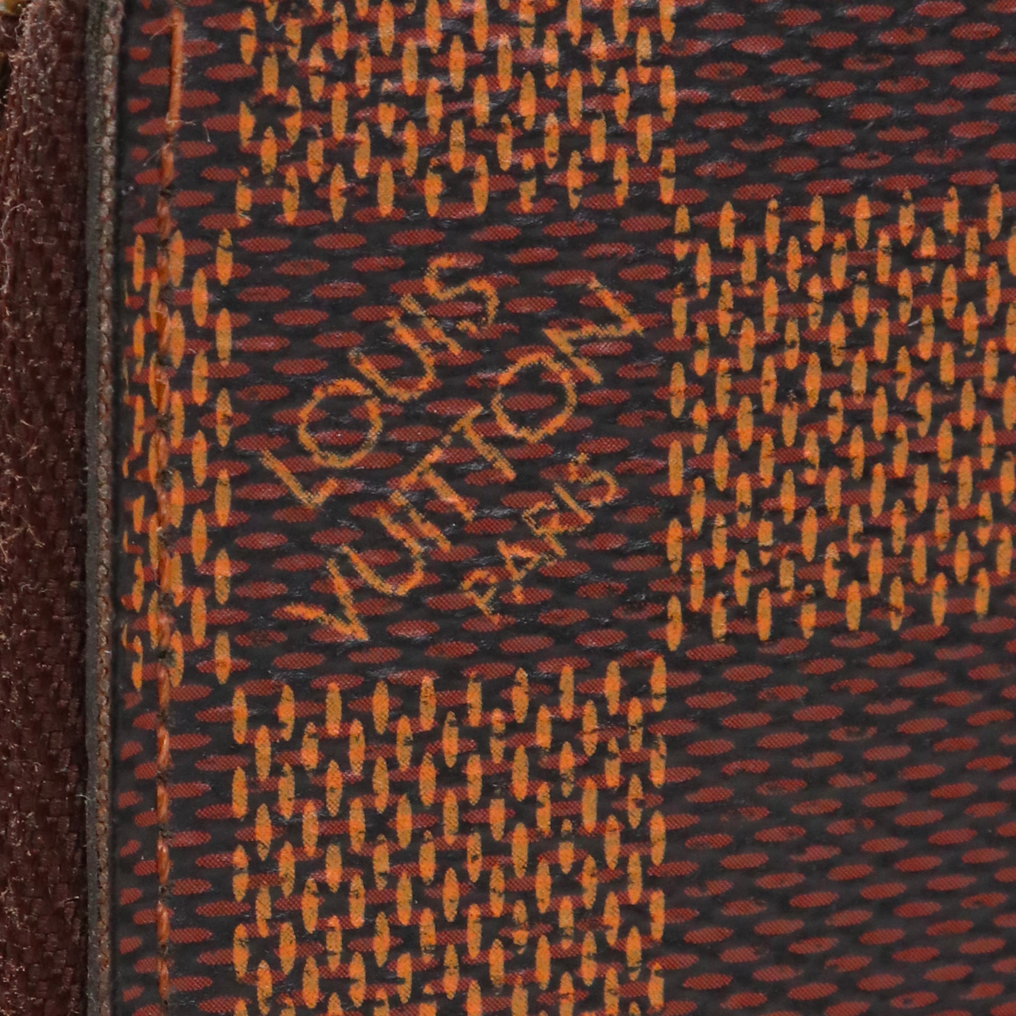 LOUIS VUITTON - Portefeuille Zippy Louis Vuitton en toile damier ébène