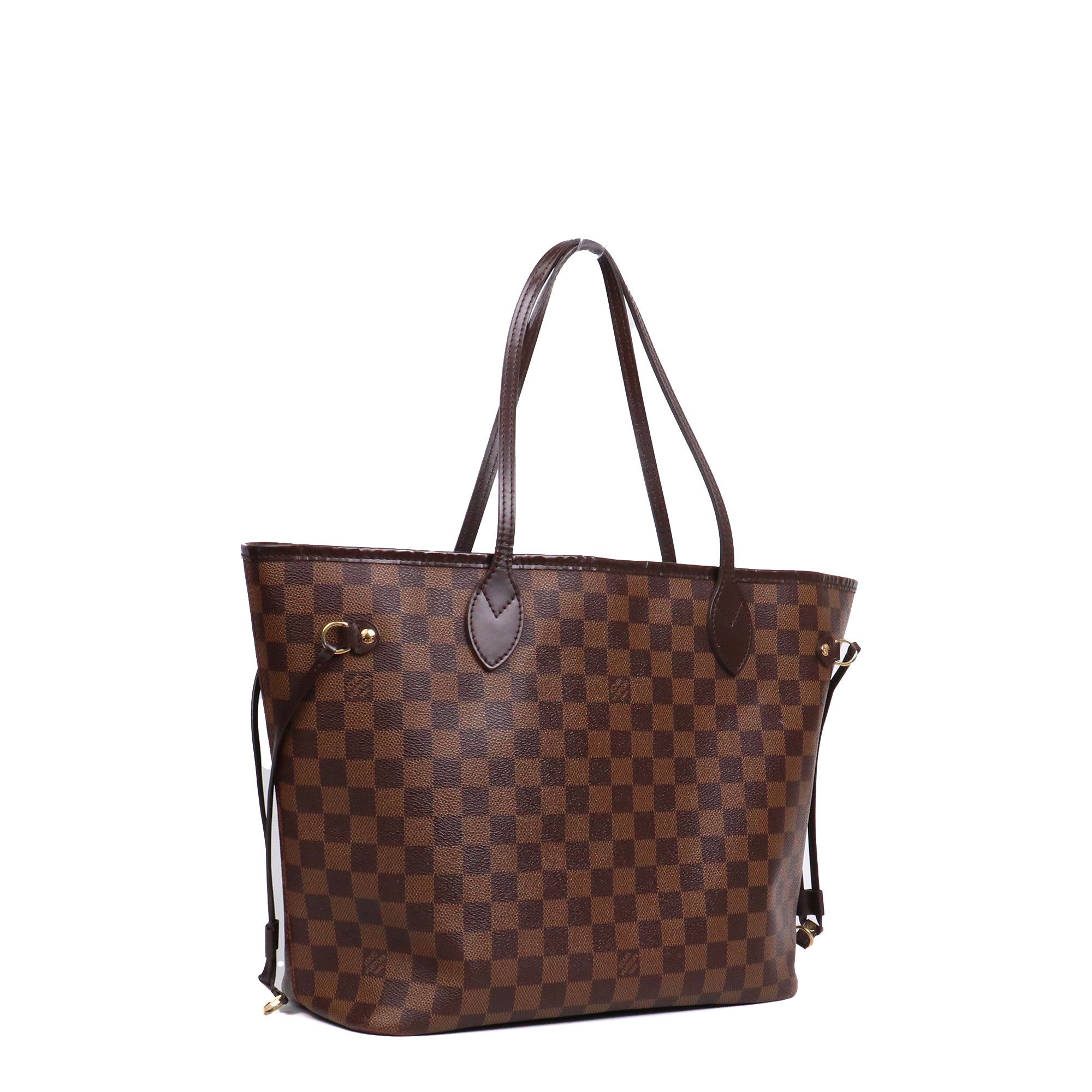 LOUIS VUITTON - Sac cabas Neverfull MM Louis Vuitton en toile damier ébène