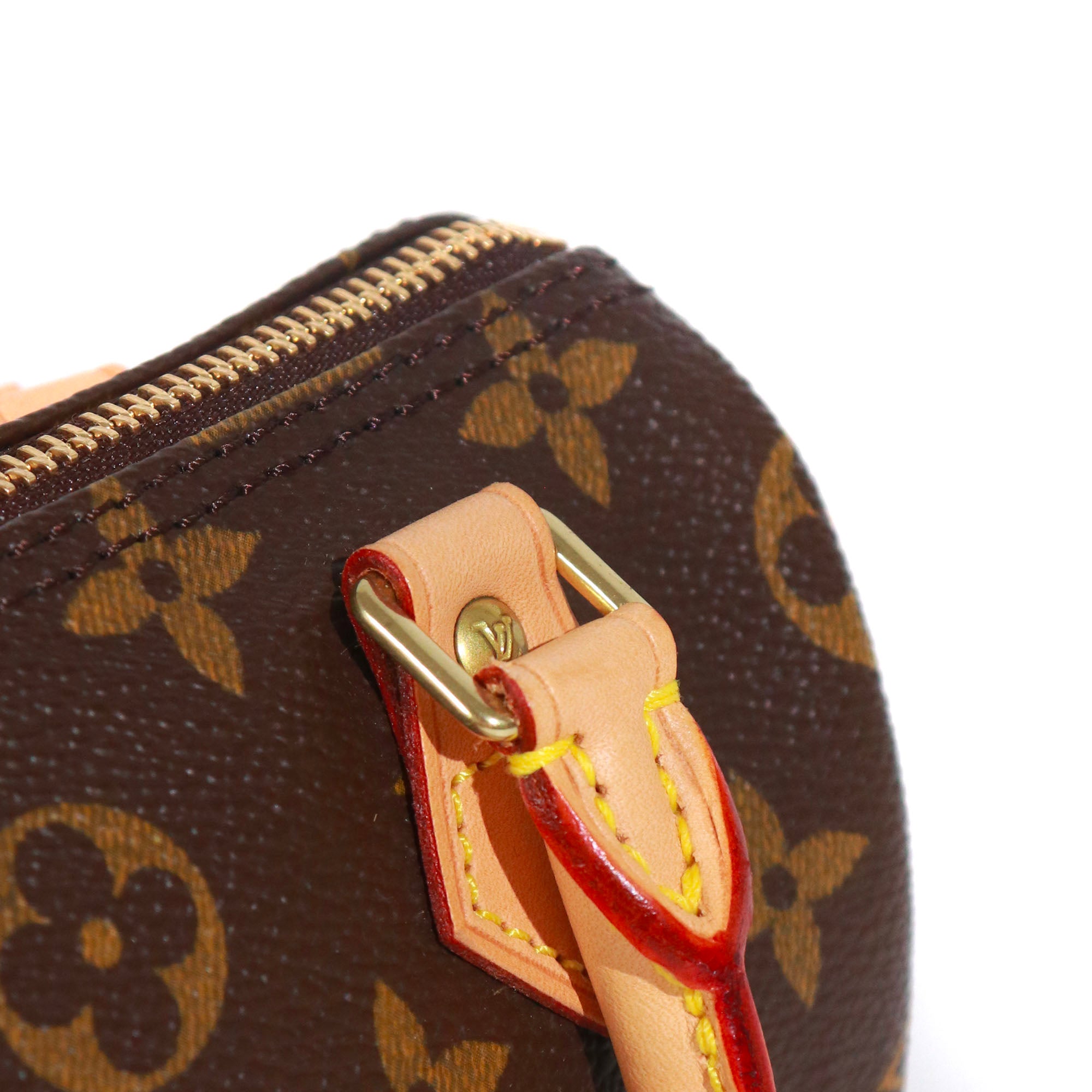 LOUIS VUITTON - Sac à main Nano Speedy en toile monogramme
