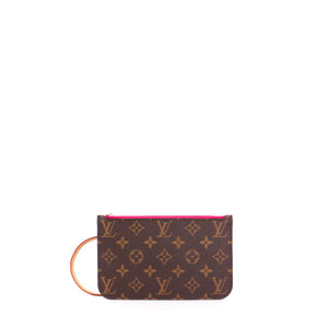 LOUIS VUITTON - Pochette Neverfull Louis Vuitton en toile monogrammée
