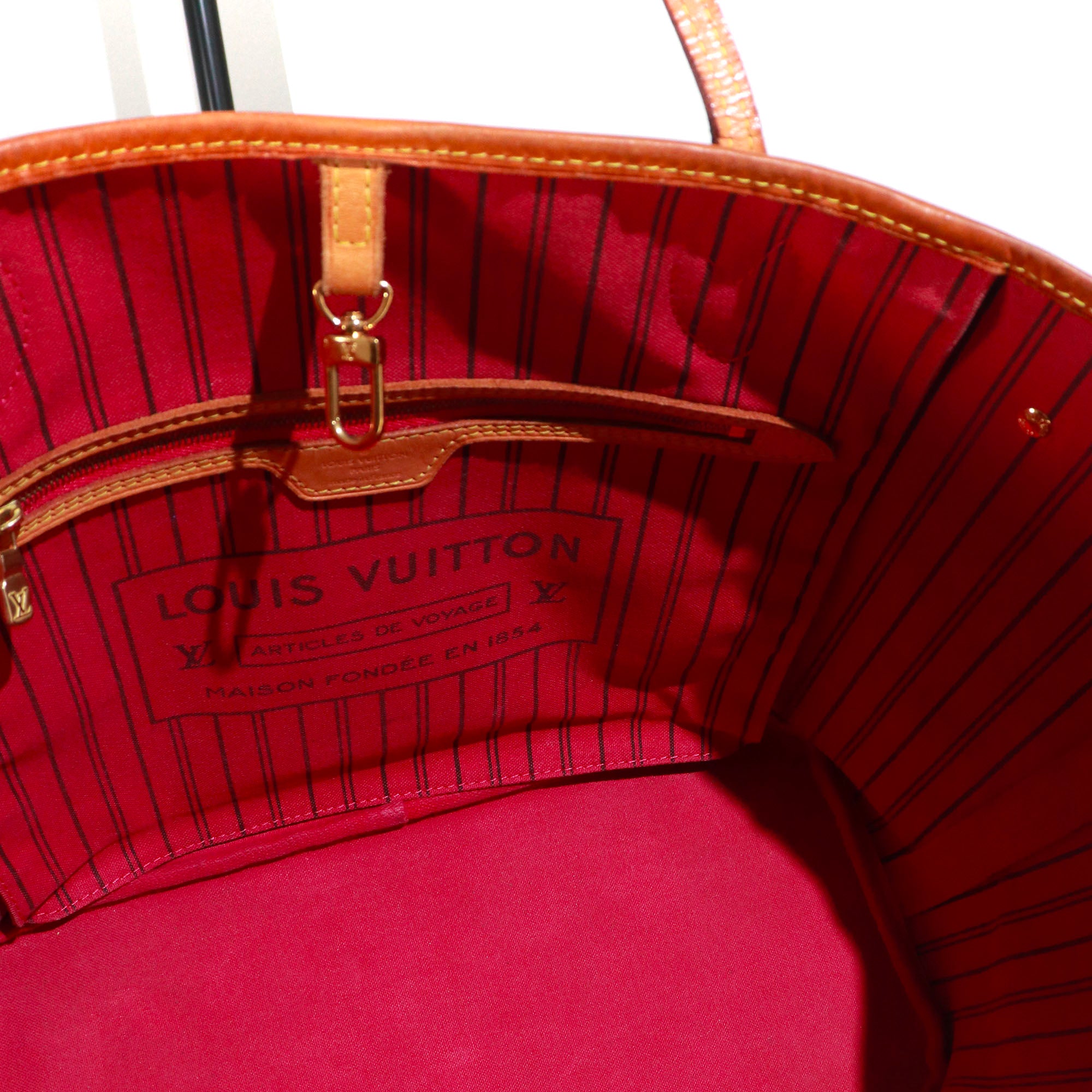 LOUIS VUITTON - Sac cabas Neverfull MM Louis Vuitton en toile monogramme