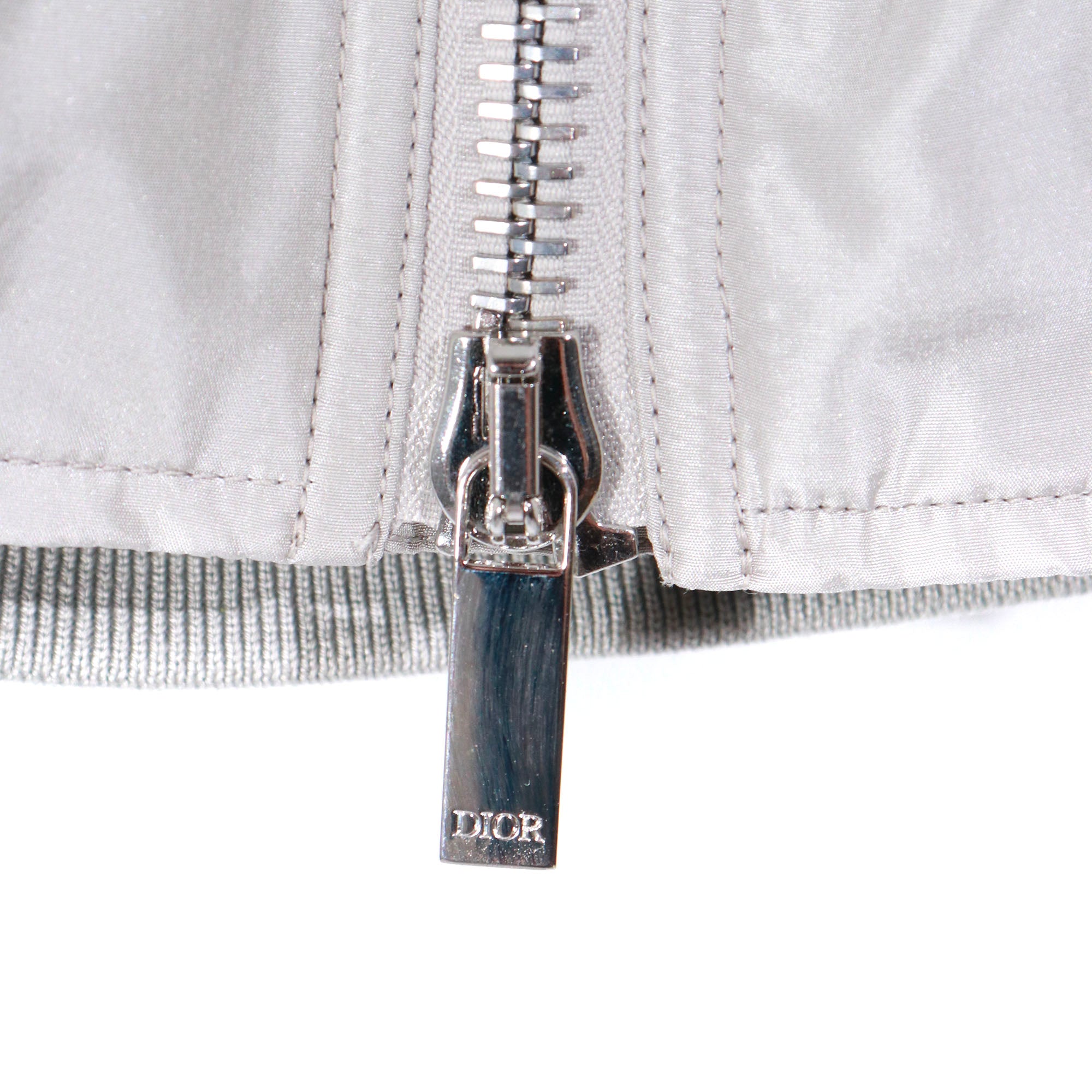 DIOR - Bomber aviateur argenté Jordan x Dior (T44)