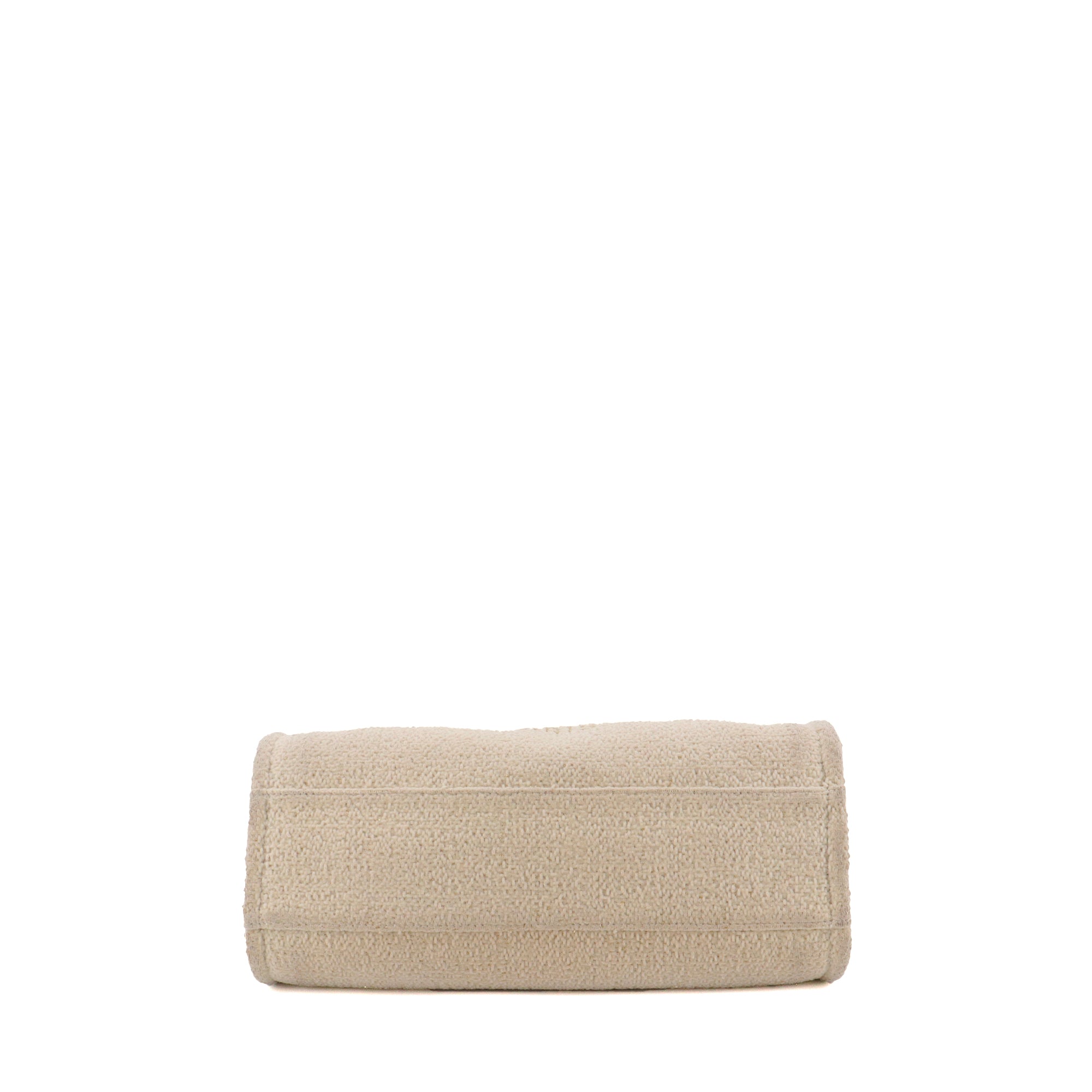 CHANEL - Sac Cabas Deauville Chanel en tweed beige