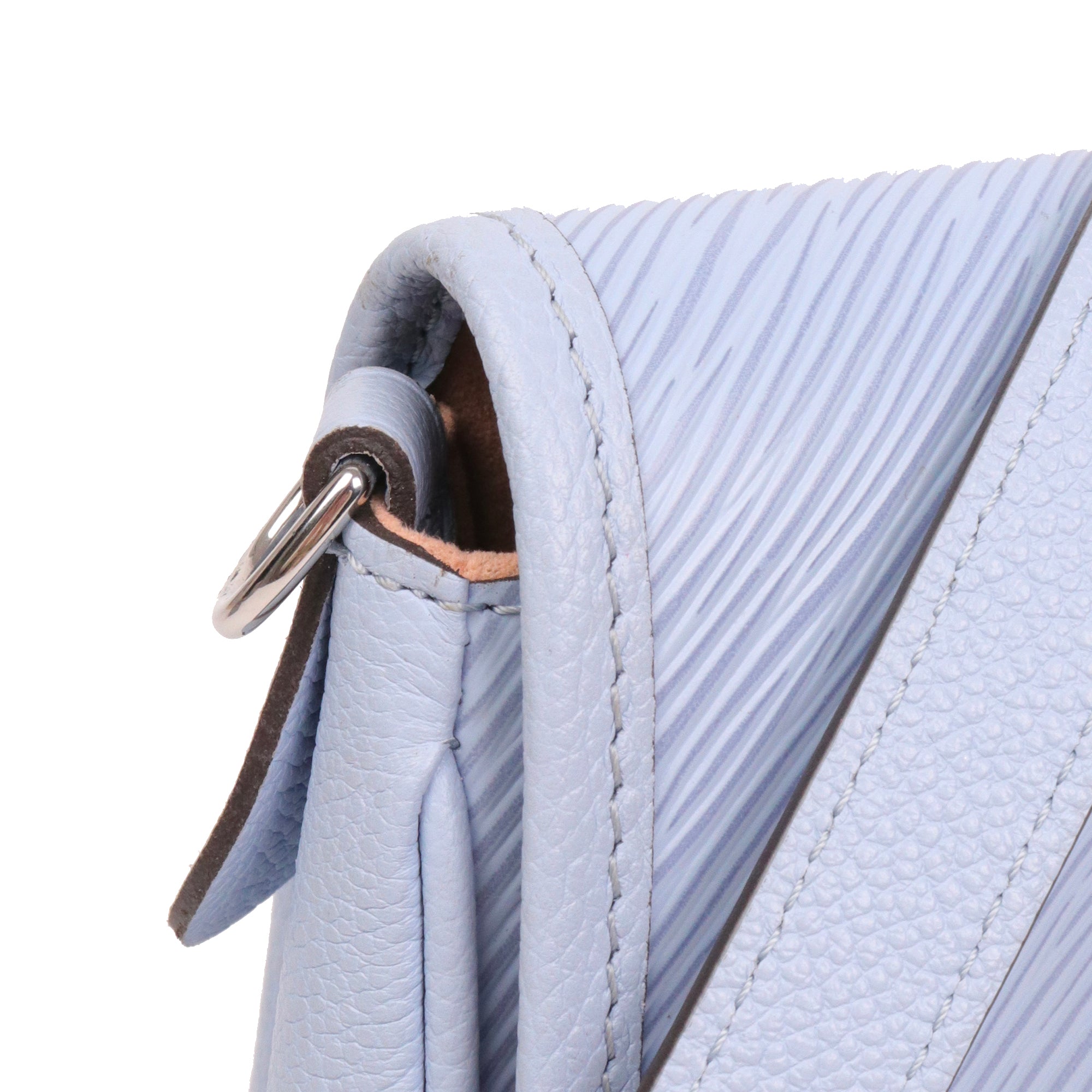 LOUIS VUITTON - Sac à bandoulière Buci Louis Vuitton en cuir bleu