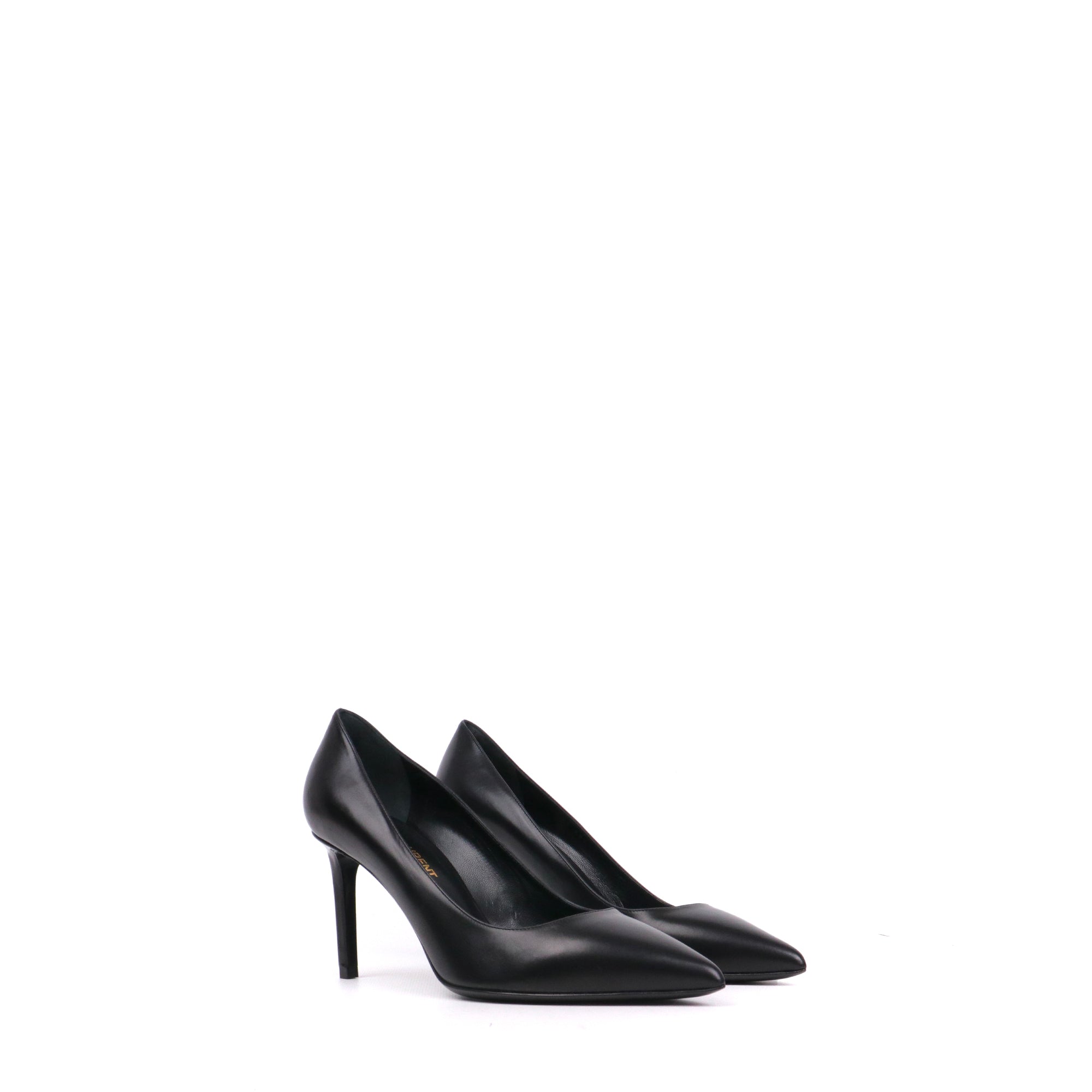 SAINT LAURENT - Escarpins Anja Saint Laurent en cuir noir (T36)