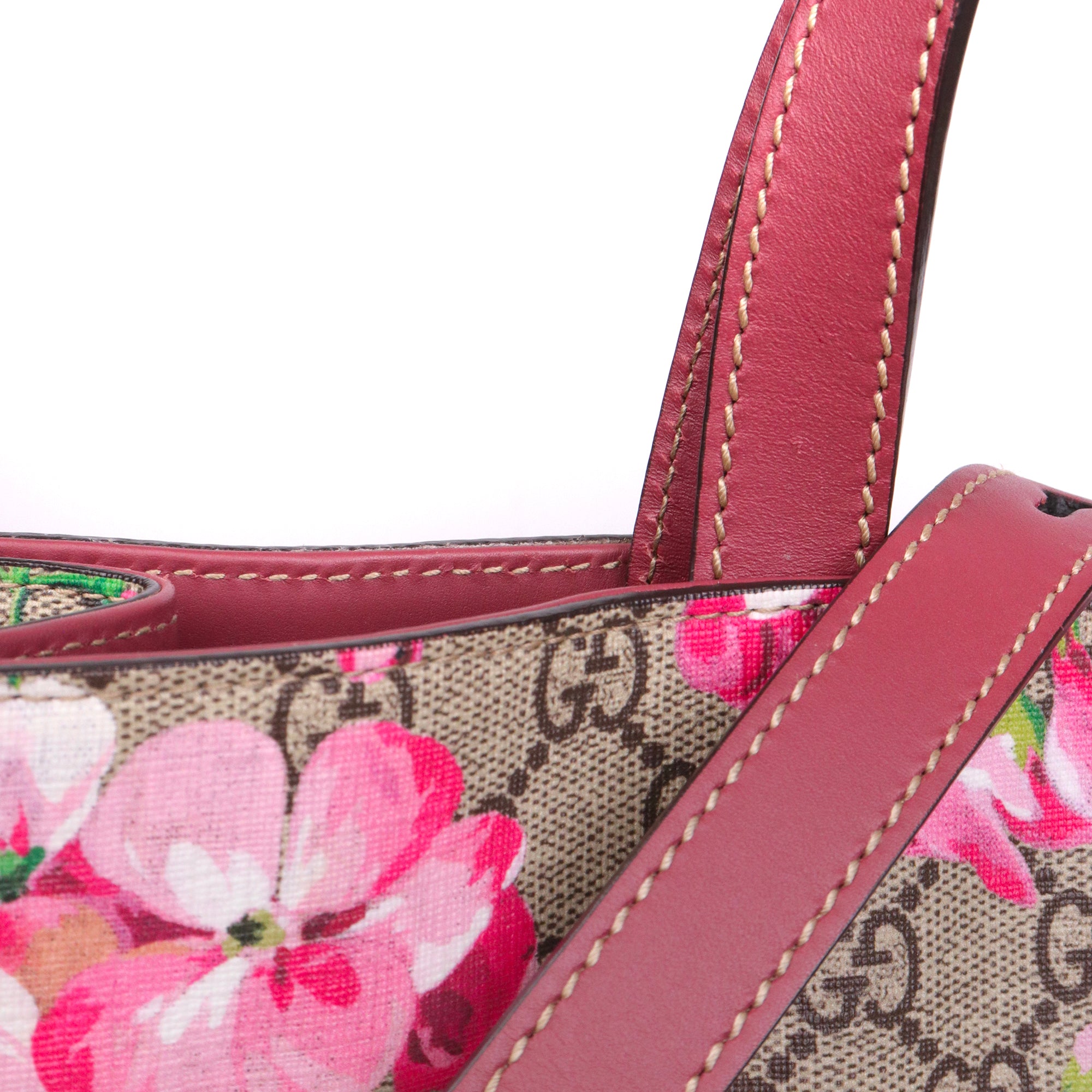 GUCCI - Sac cabas plat Supreme Blooms Soft Gucci en toile monogrammée et motif floral