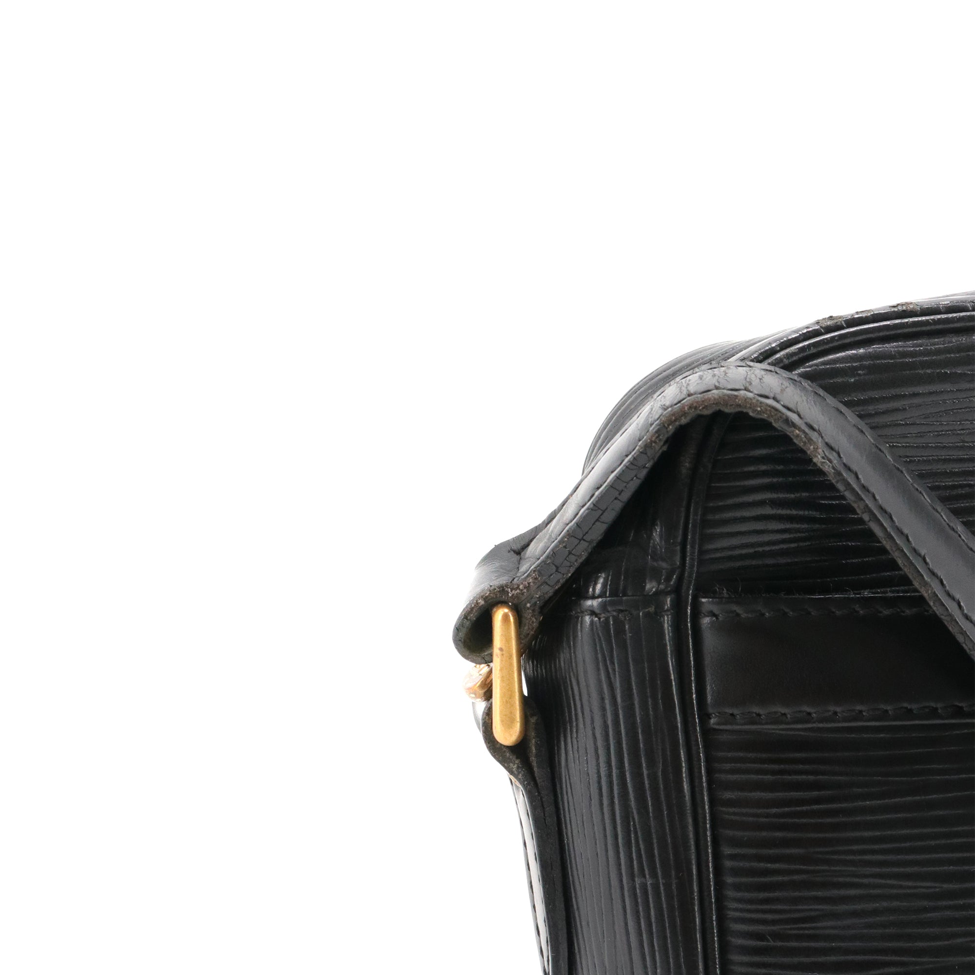 LOUIS VUITTON - Sac à bandoulière Trocadéro Louis Vuitton en cuir épi noir