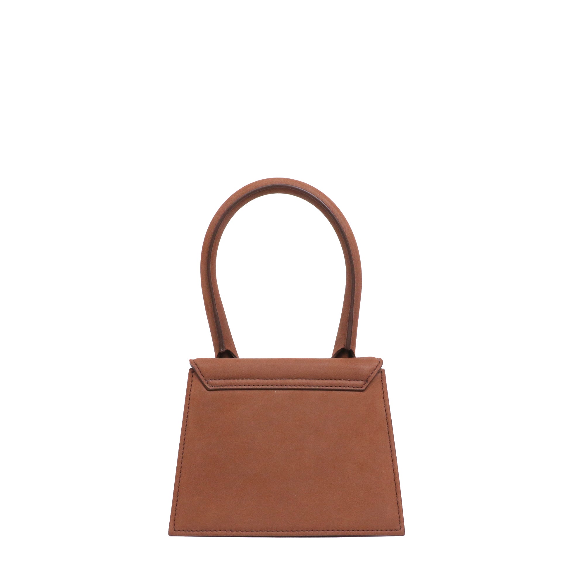 JACQUEMUS - Sac à bandoulière Chiquito Moyen Jacquemus en cuir gommé marron